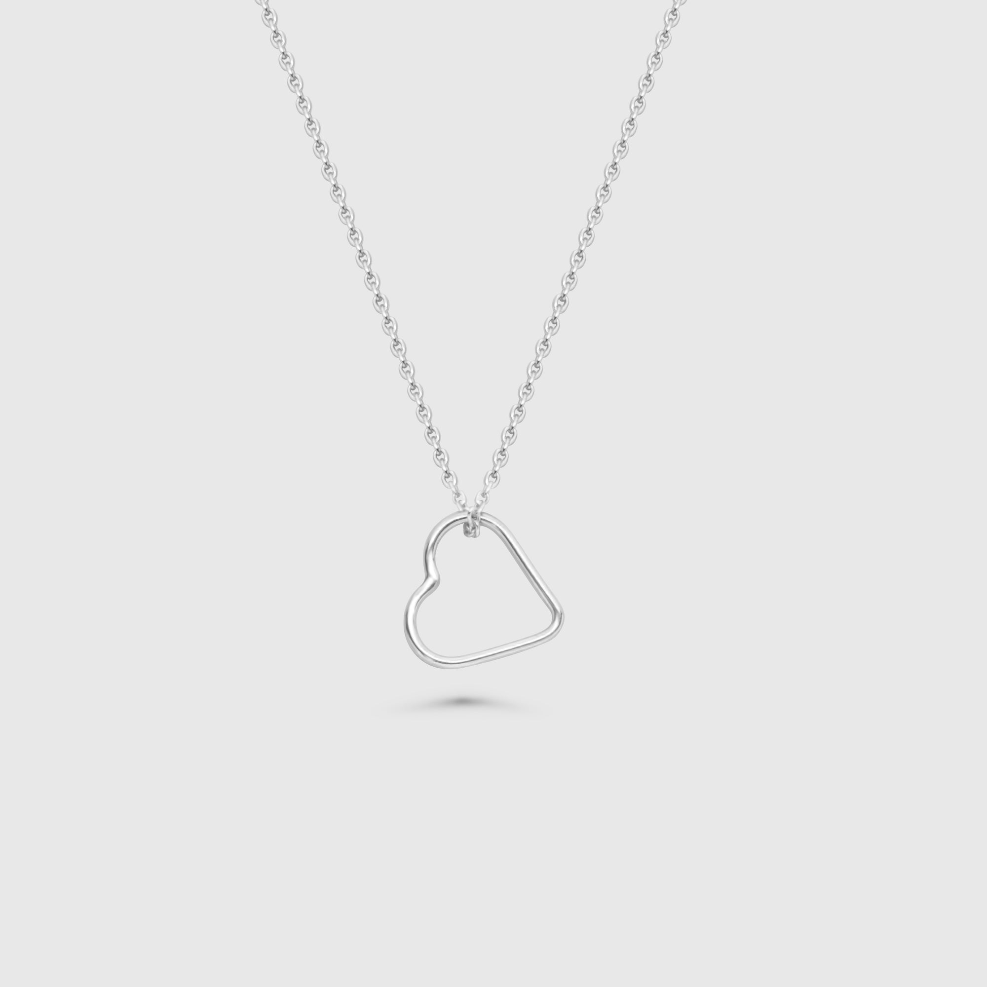 open heart necklace - M / L