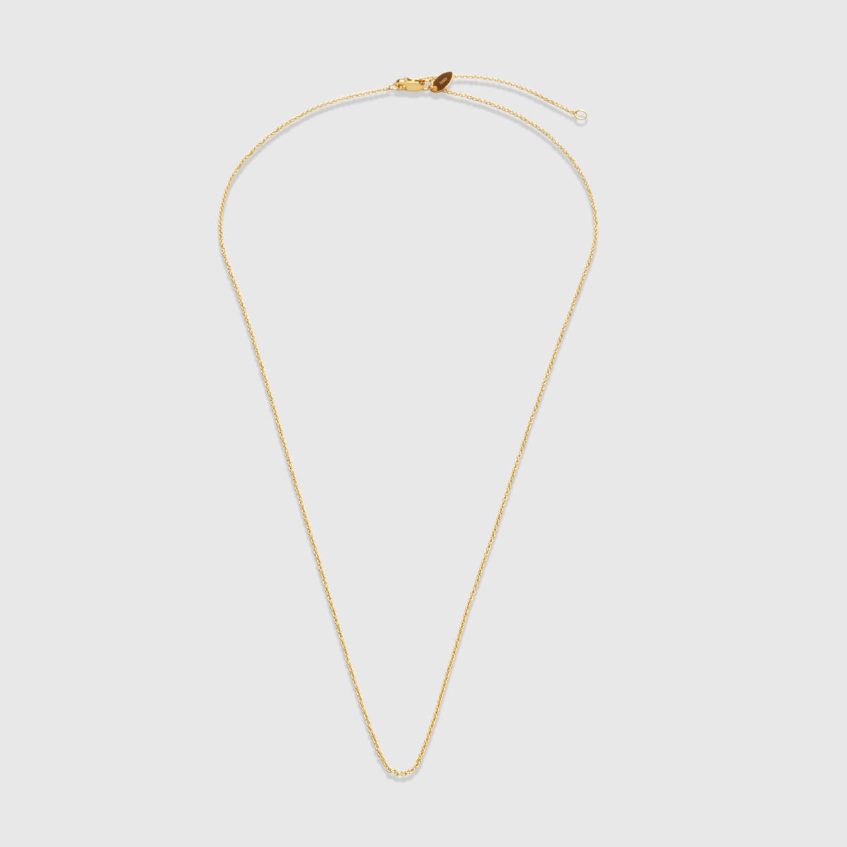 plain necklace | solid gold