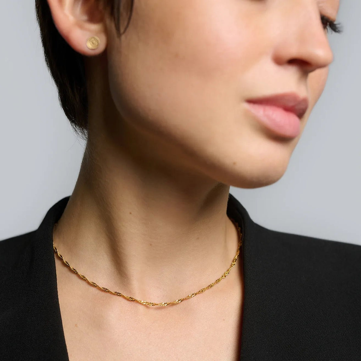 twisted chain necklace