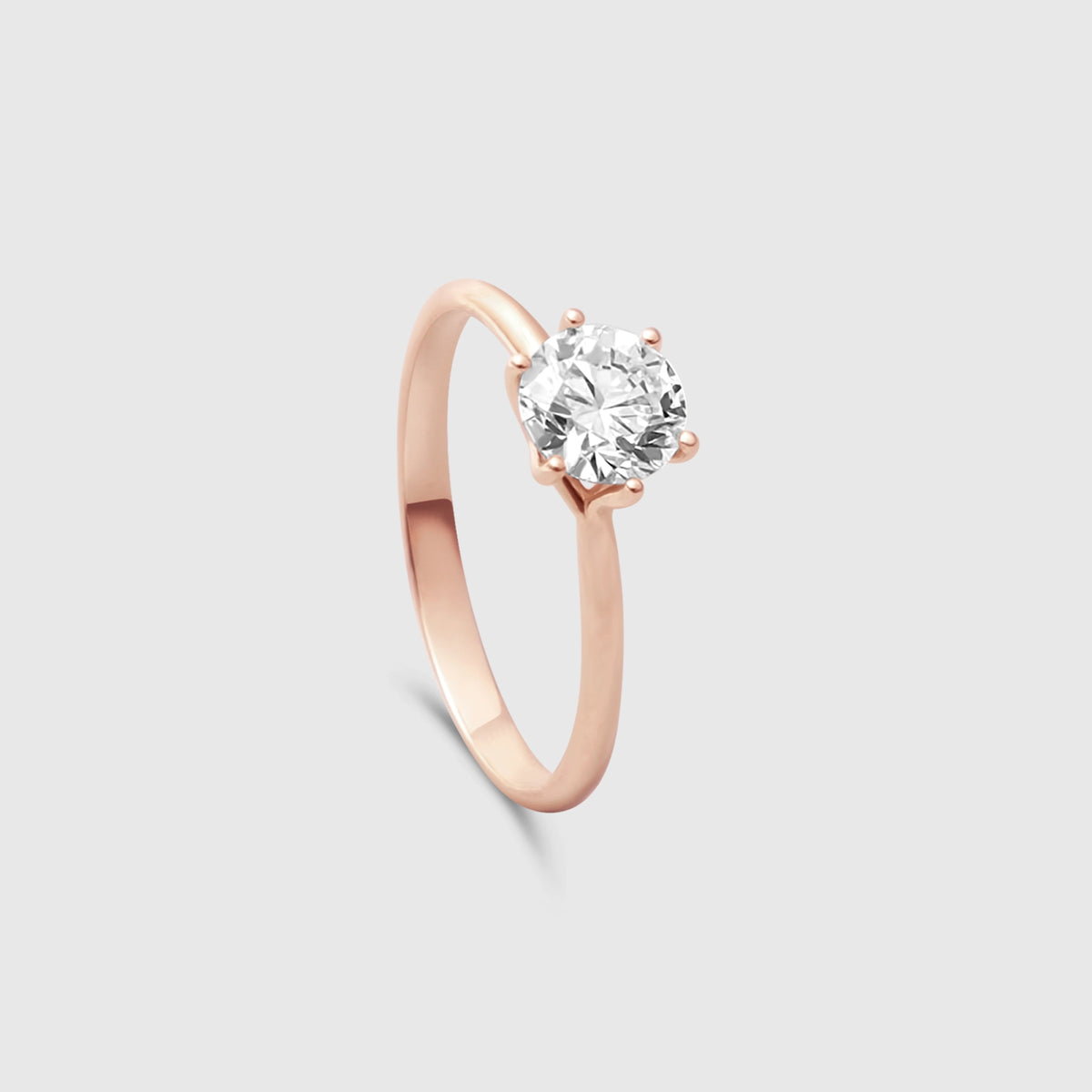 the eternal engagement ring | solid gold