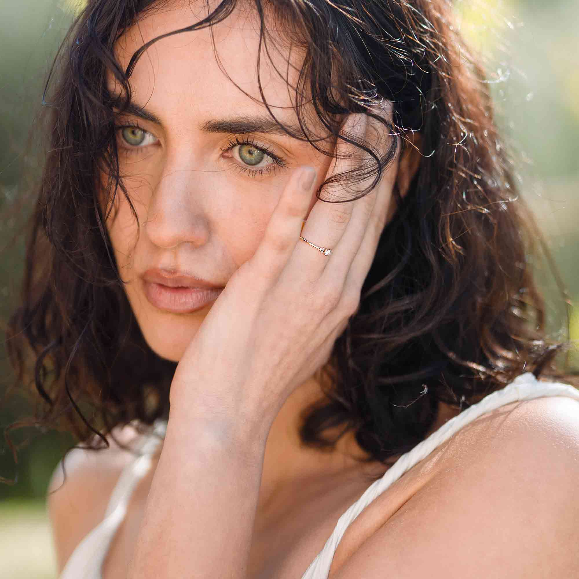 the fairy engagement ring | solid gold