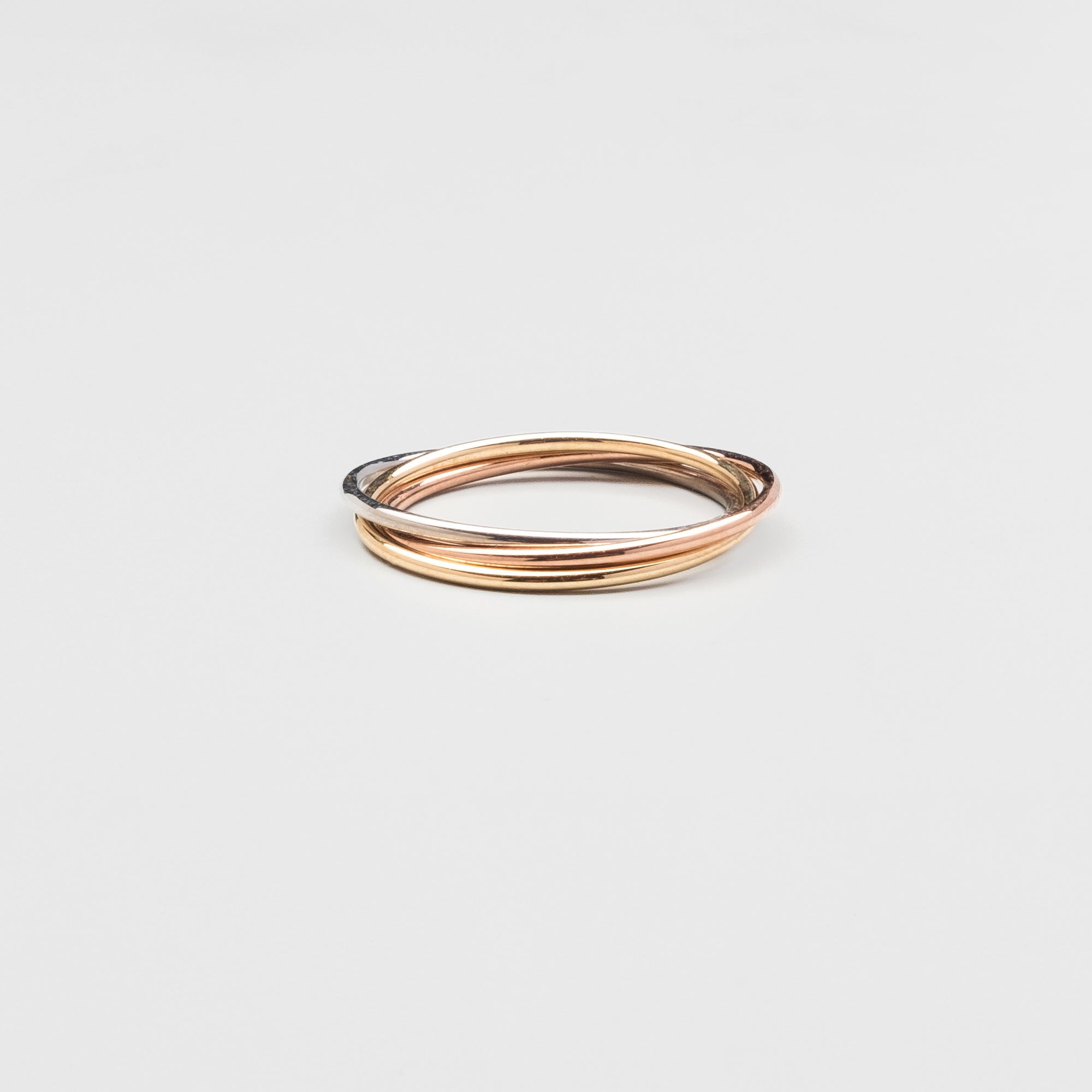 trio ring | solid gold