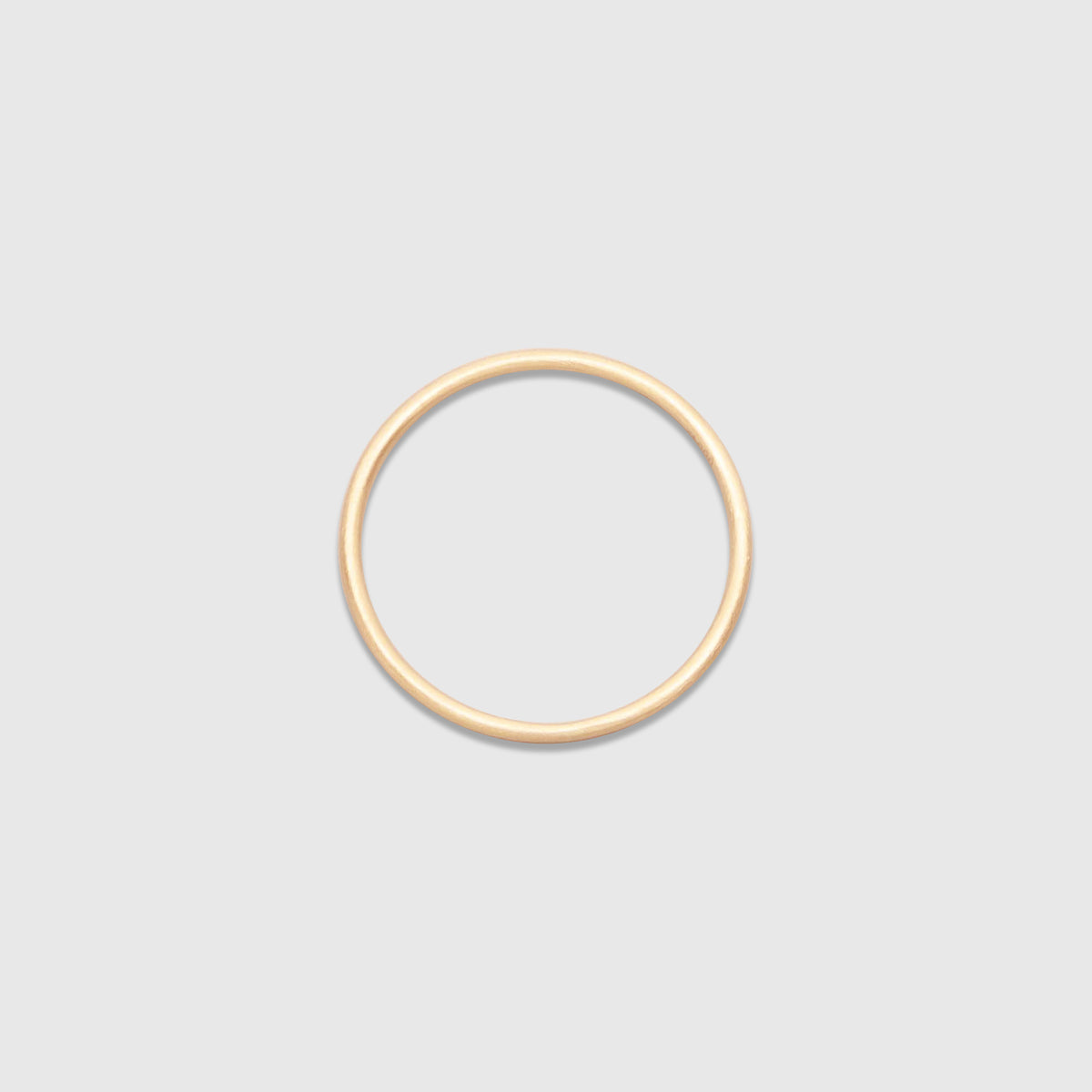 satin single ring | solid gold