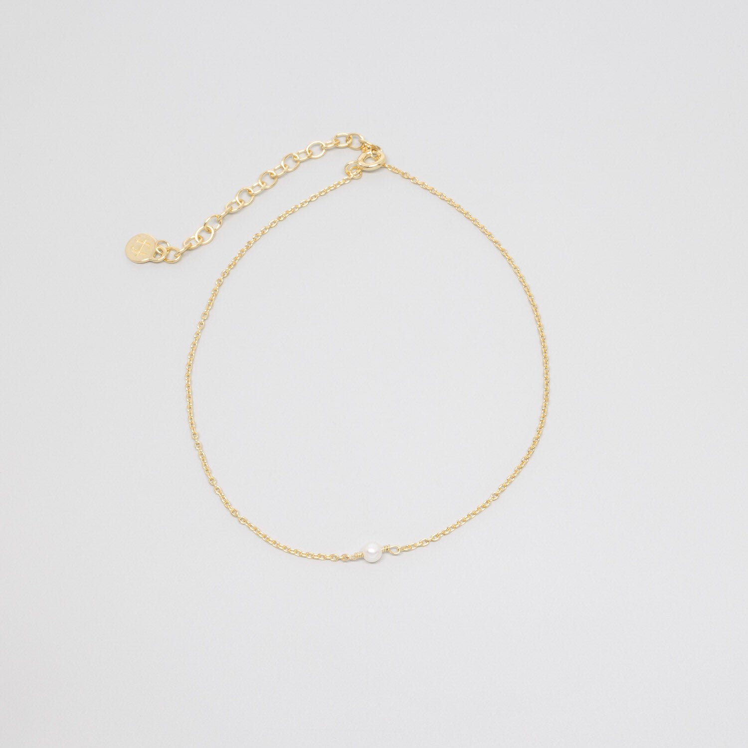 single pearl anklet