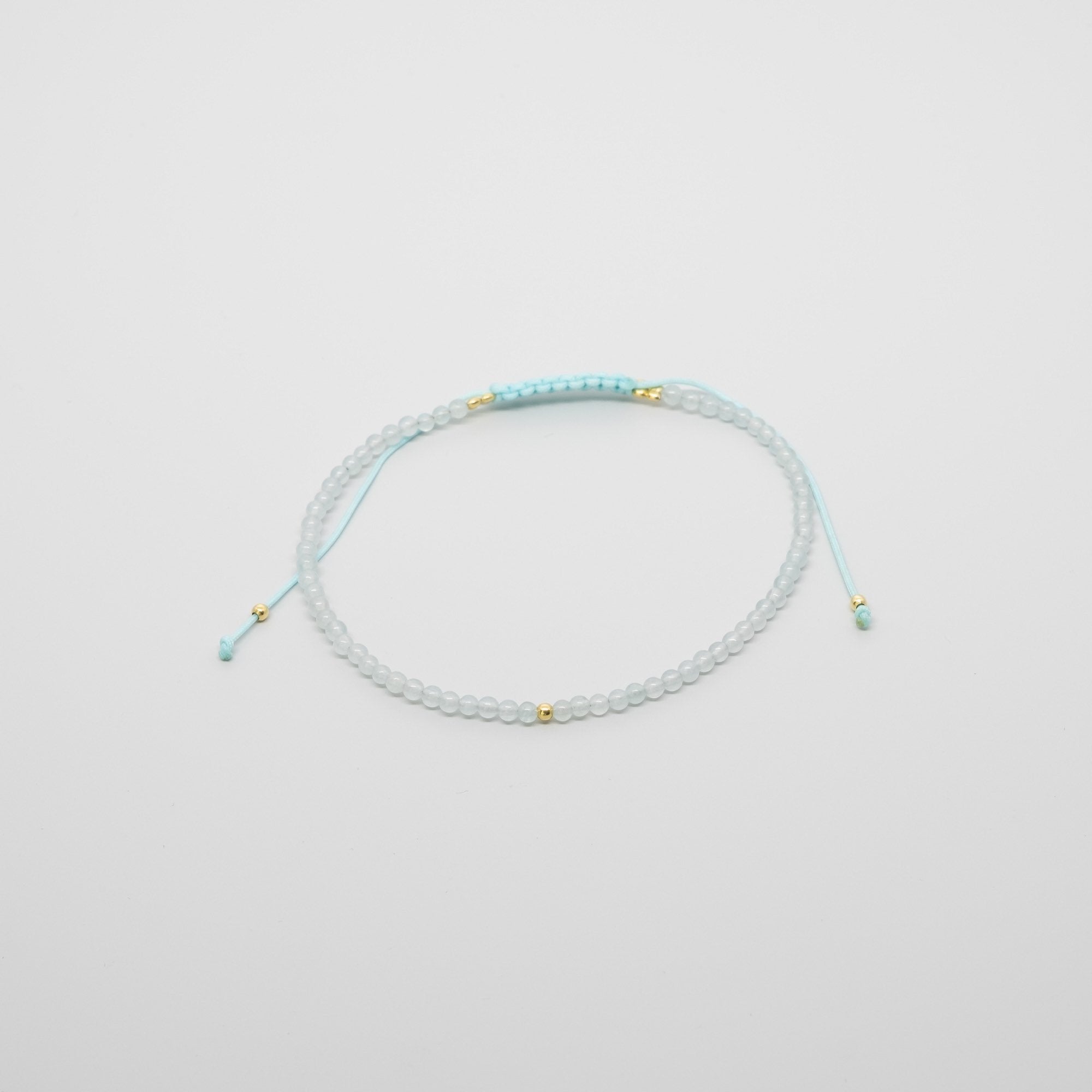 birthstone Armband März Aquamarine