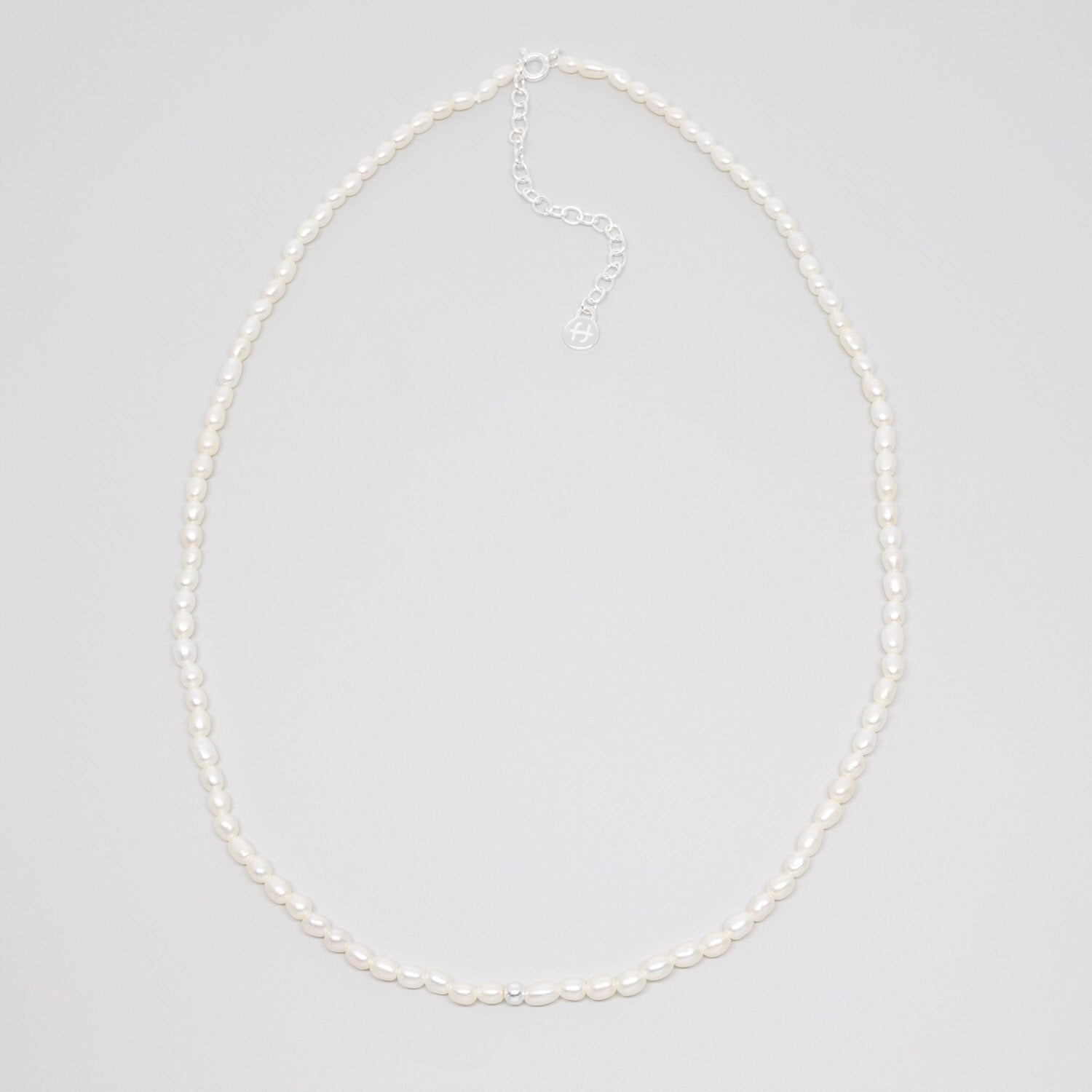 perlenkette pearl necklace silber
