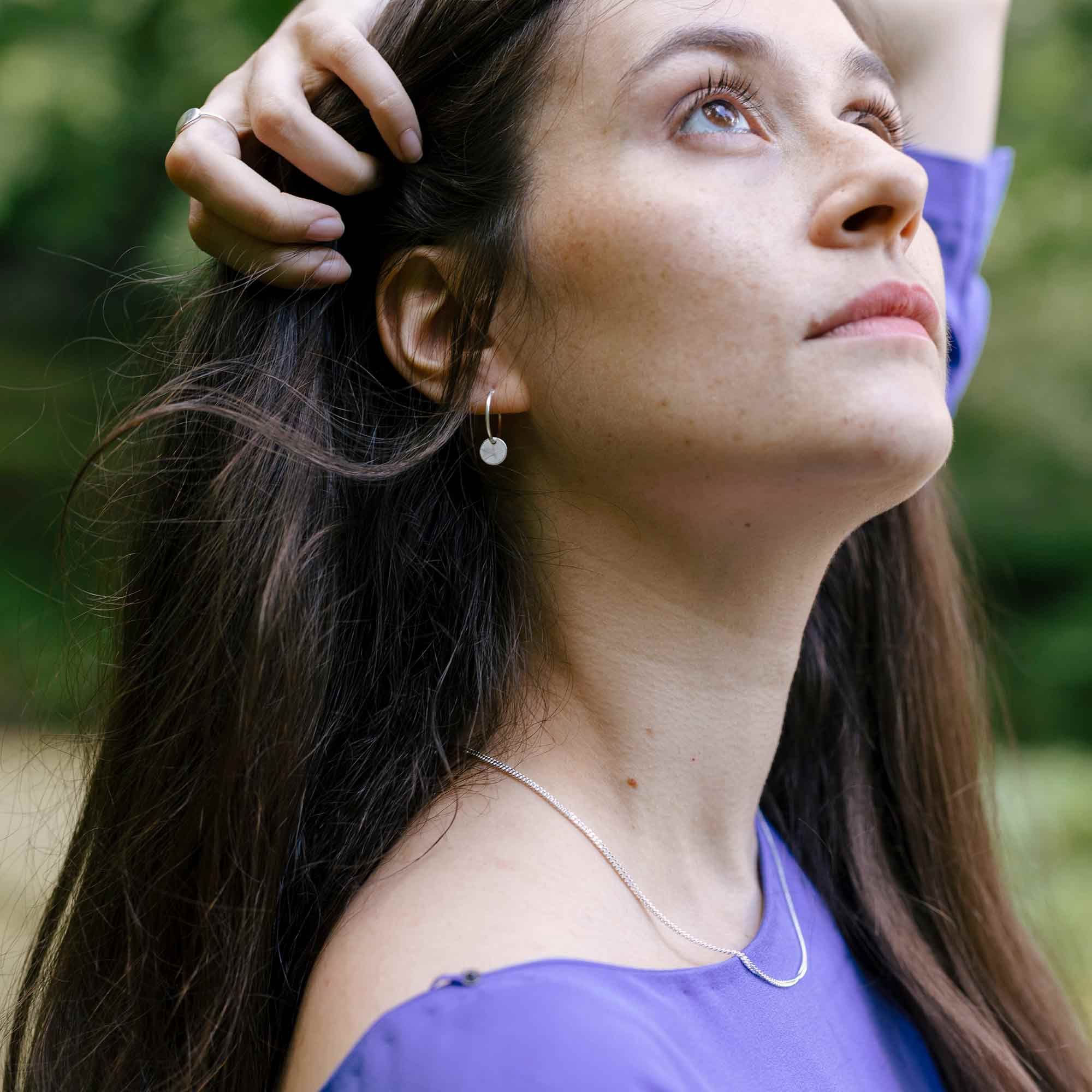 disc hoop charms - personalized