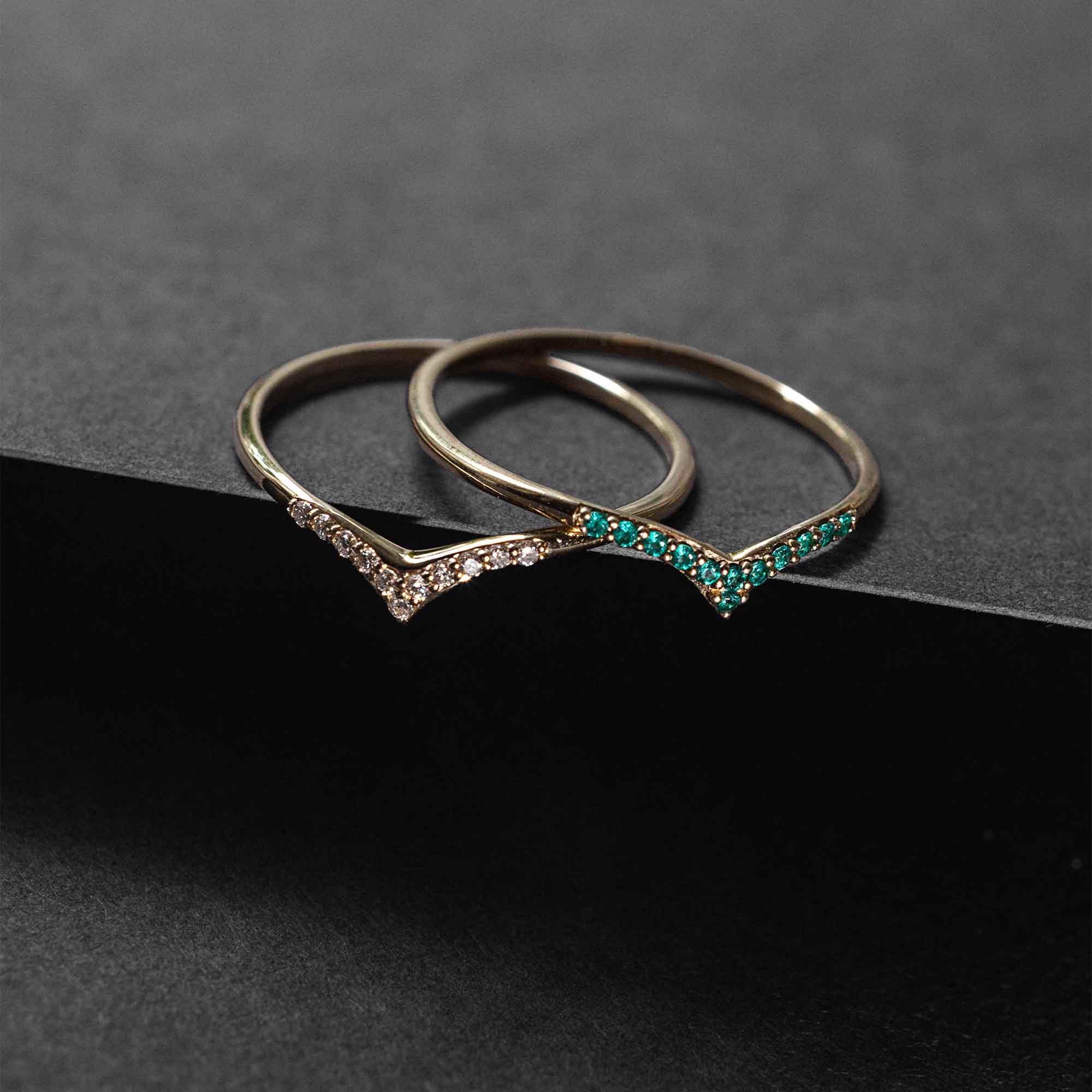 tiara diamond ring | solid gold