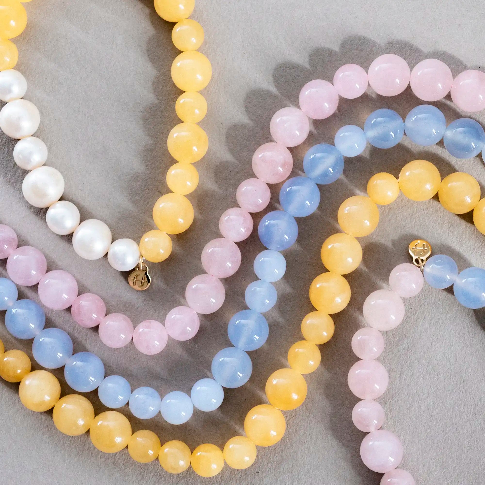 big bead choker necklace