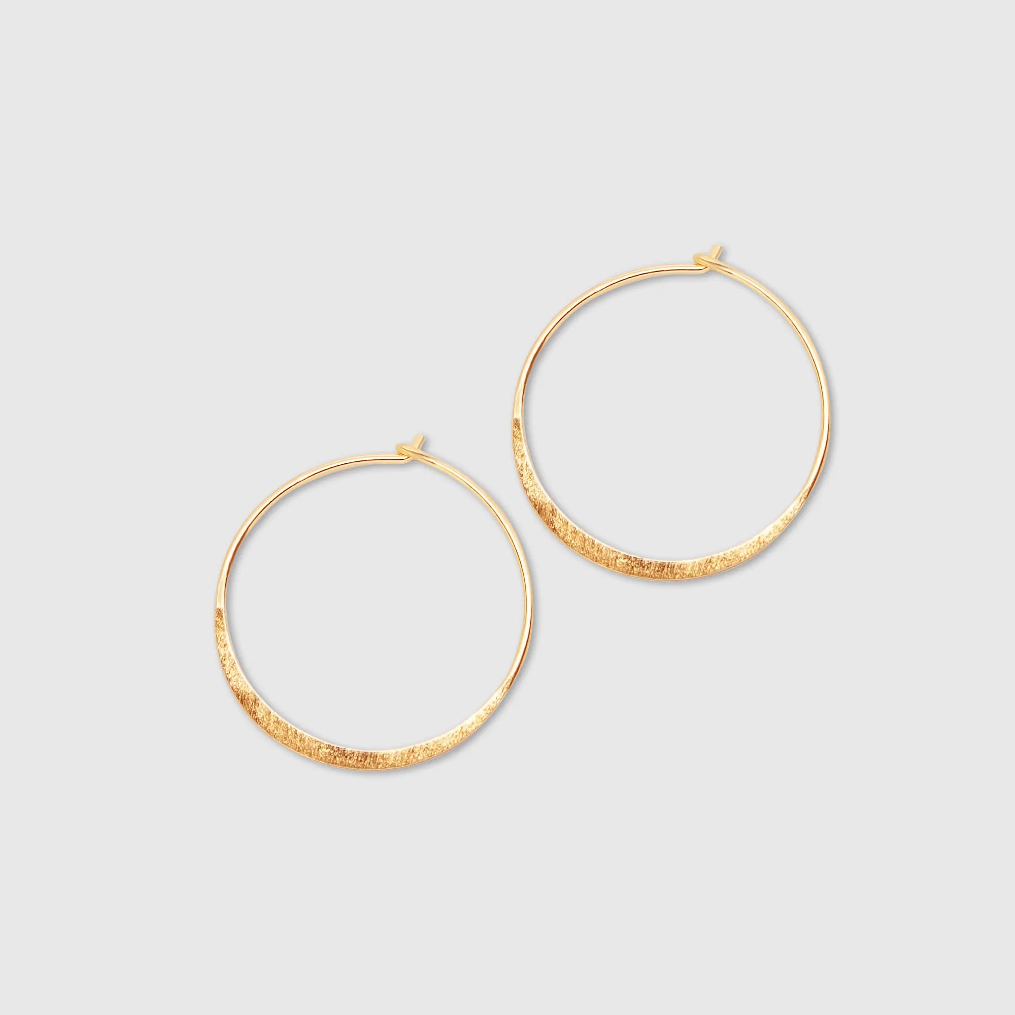 satin flat hoop - M / L