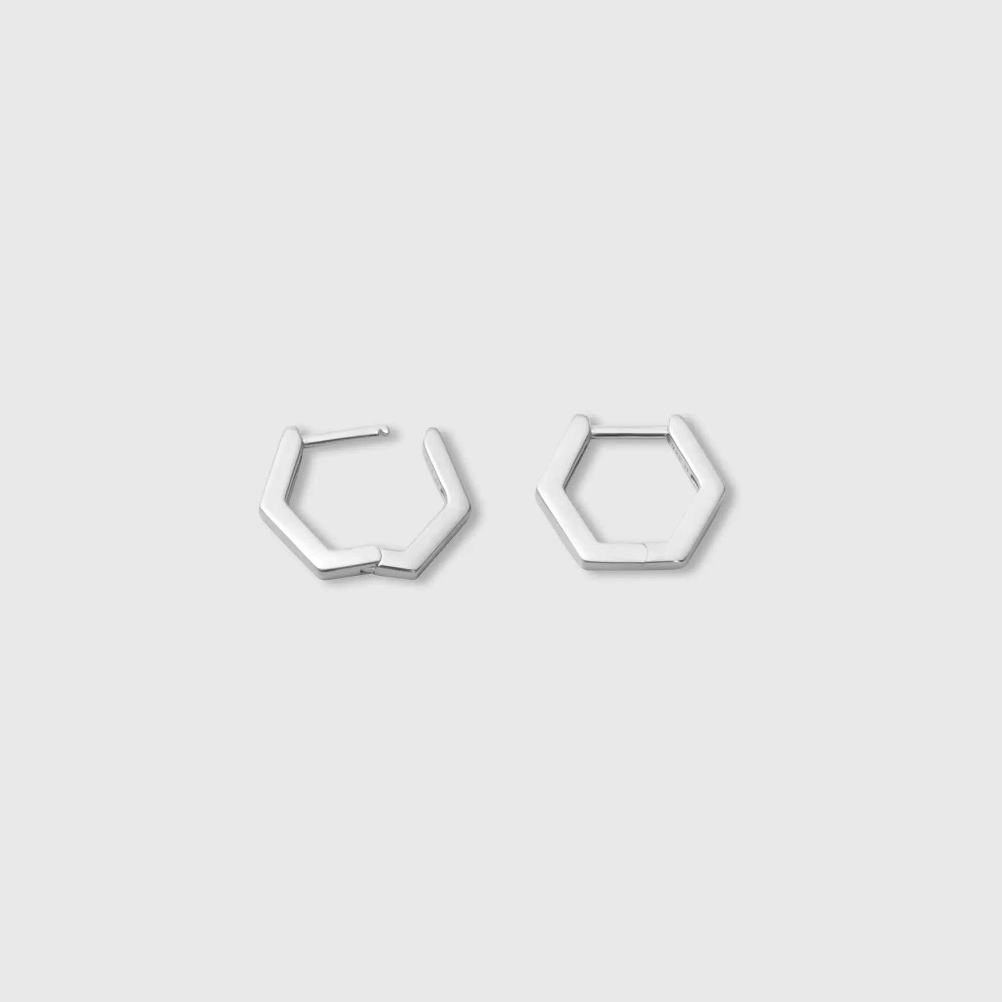 hexagon huggie