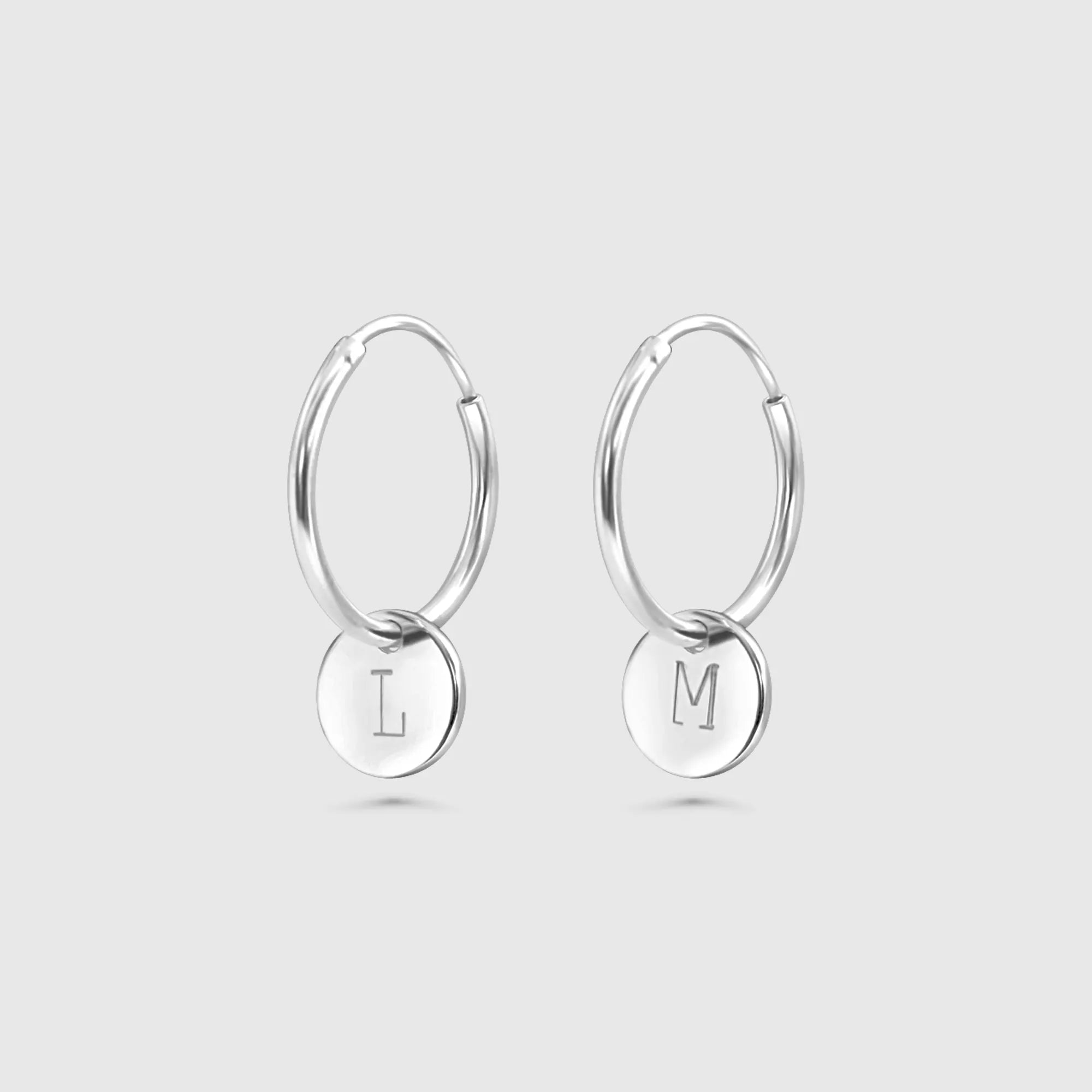 disc hoop charms - personalized