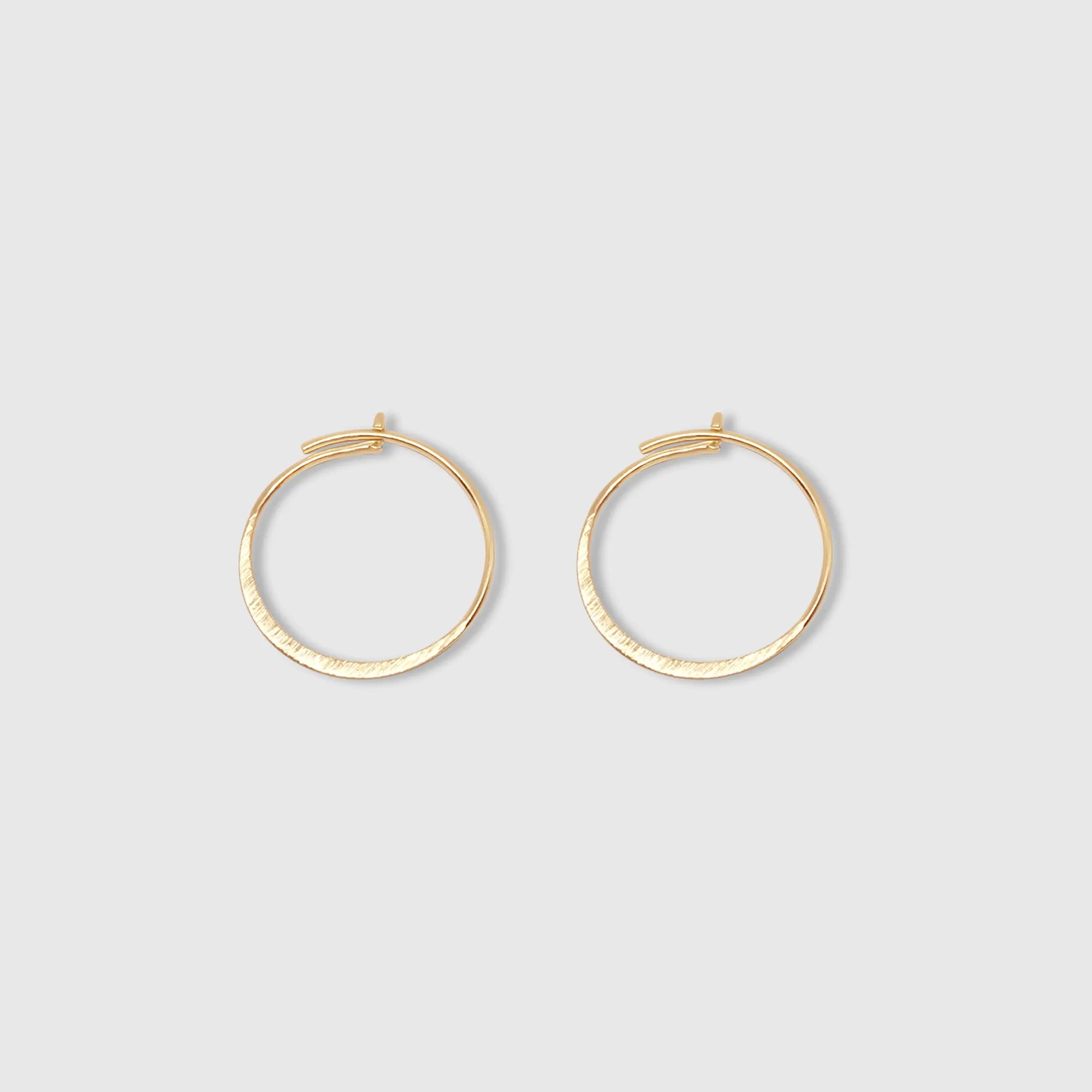 satin flat hoop - M / L