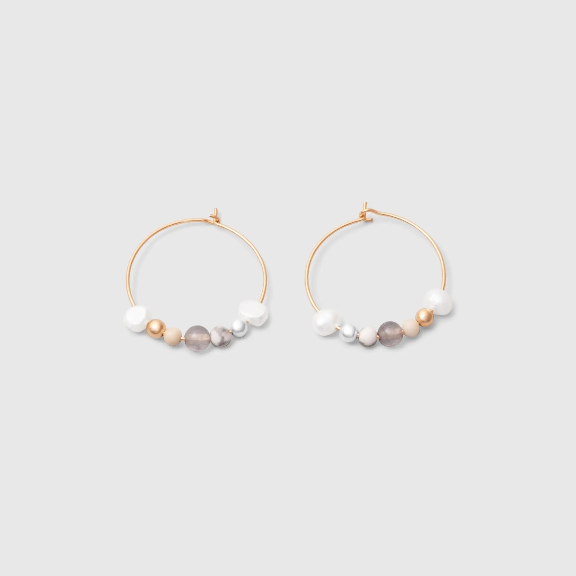 winter pearl hoop