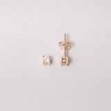 Diamant Ohrstecker gold