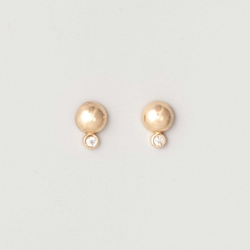 Bubble Diamant Ohrstecker 