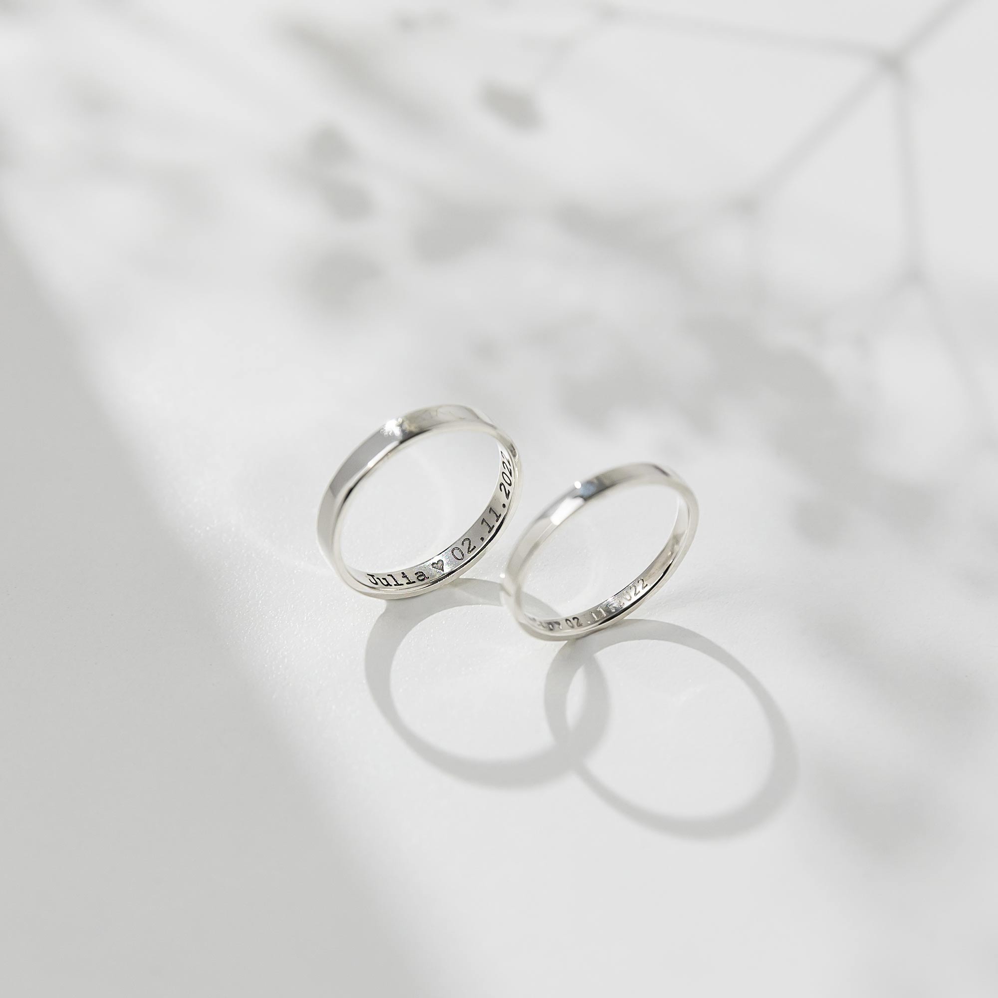 Ehering - shiny wedding band | solid gold