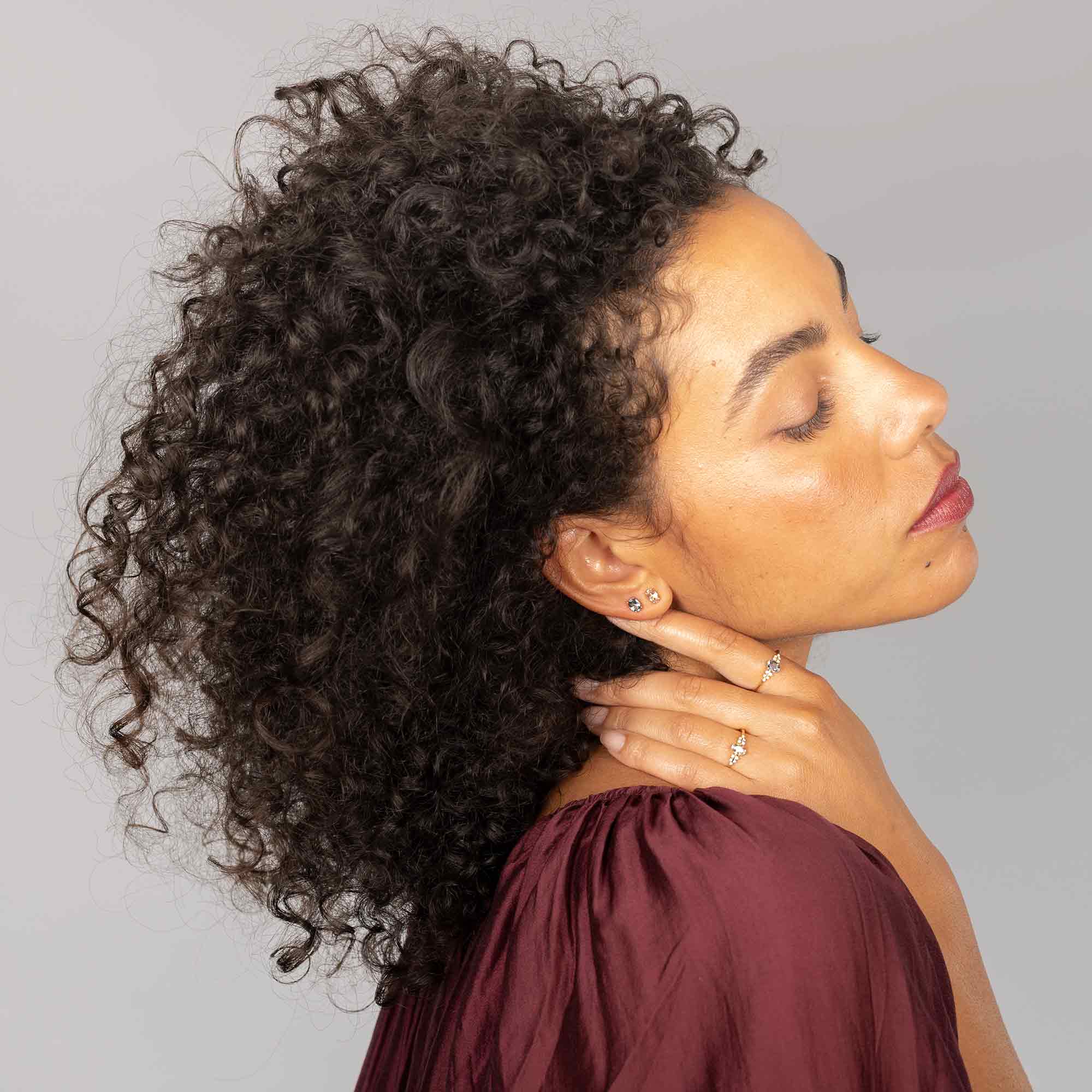 Engagement ring iconic morganite diamond solid gold