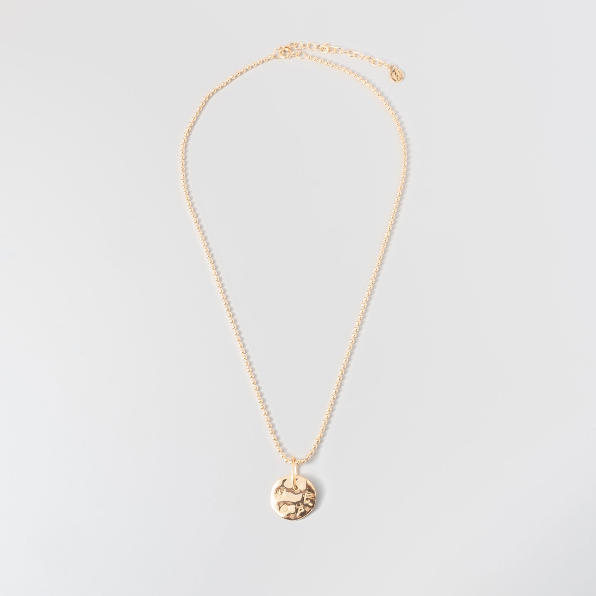 HOPE necklace charm