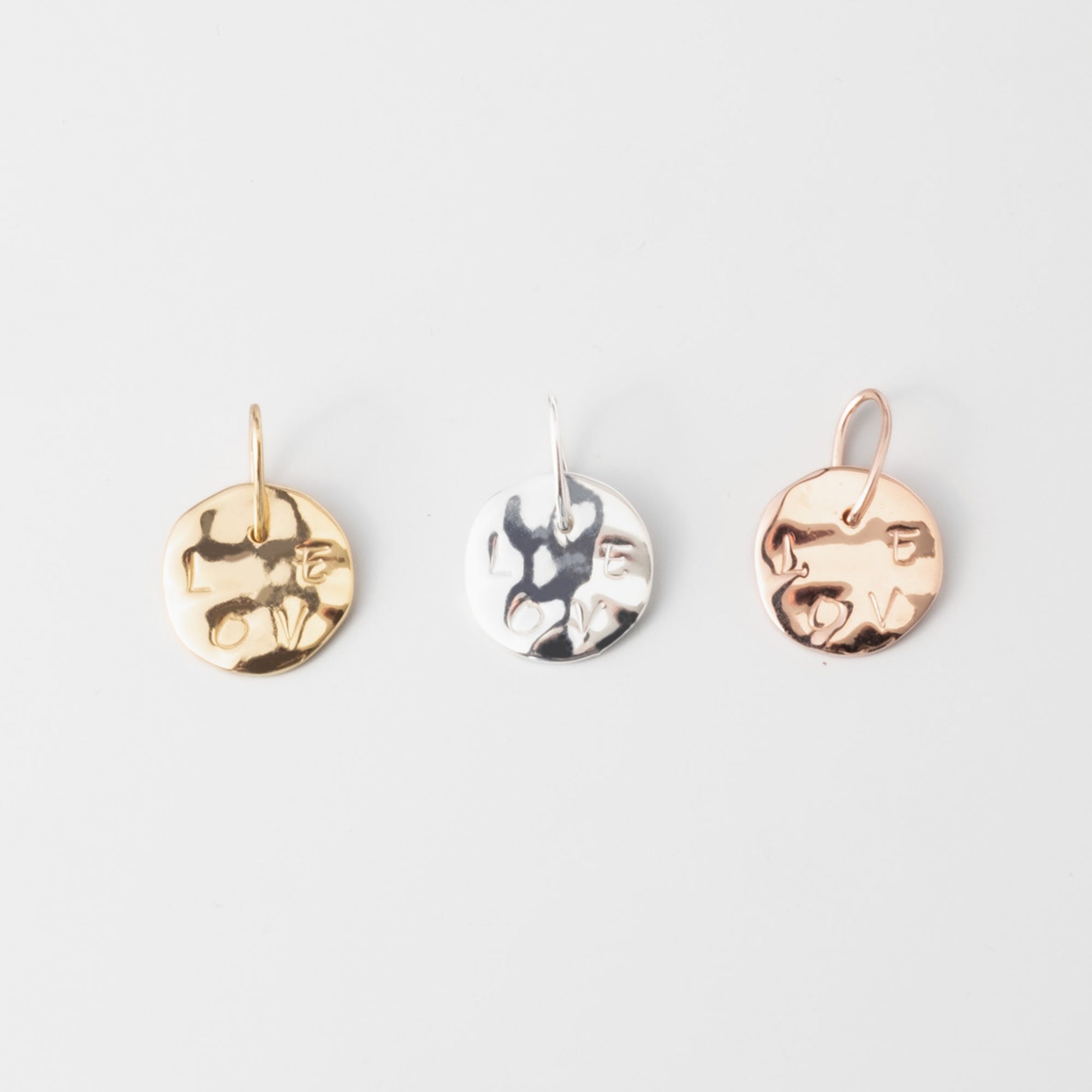 LOVE necklace charm