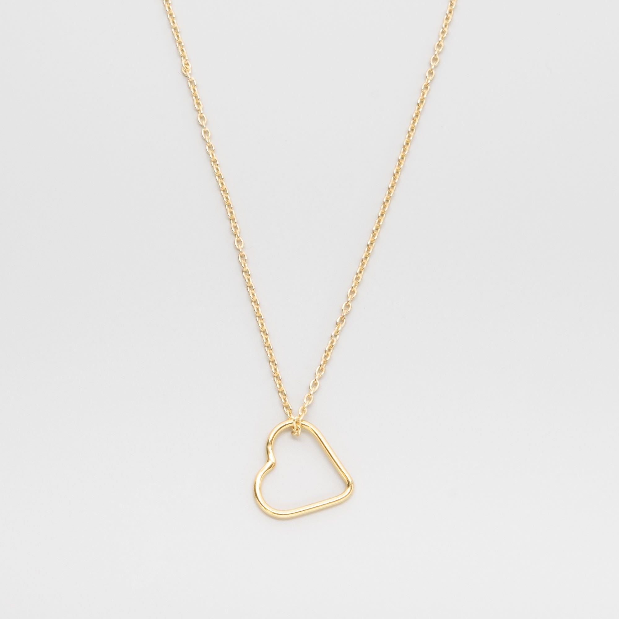 open heart necklace - M / L
