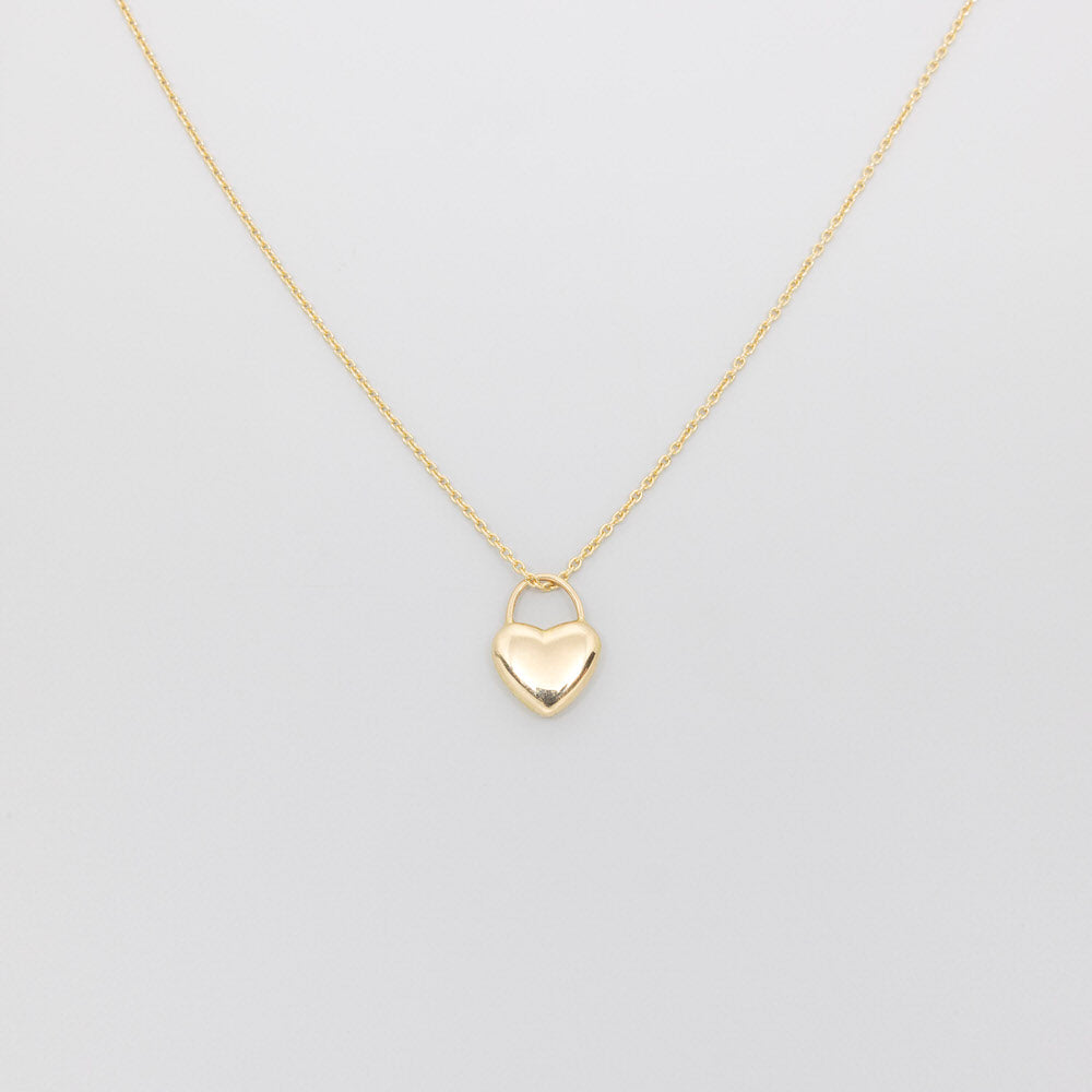 heart necklace | solid gold