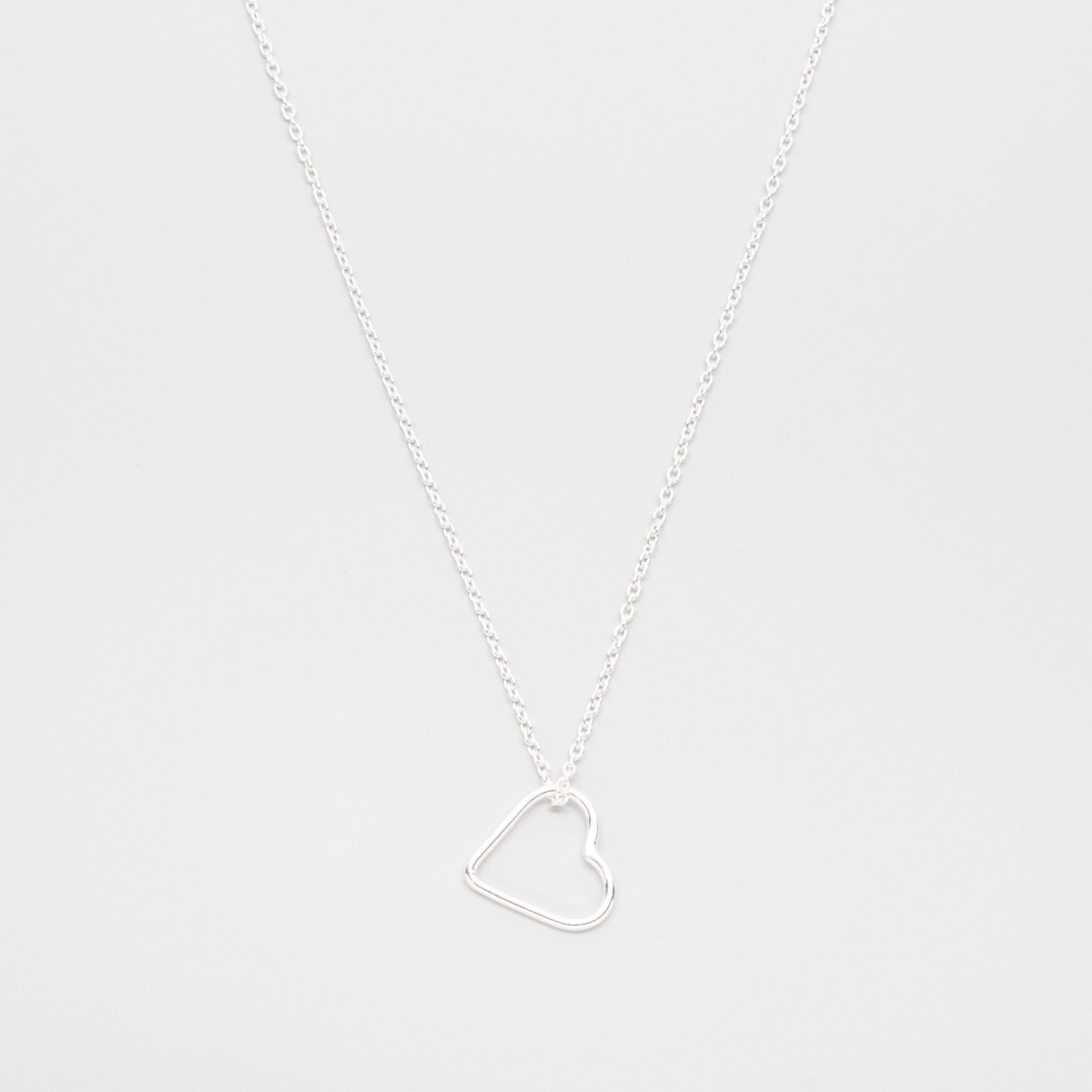 open heart necklace - M / L