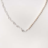 pearl & chain necklace