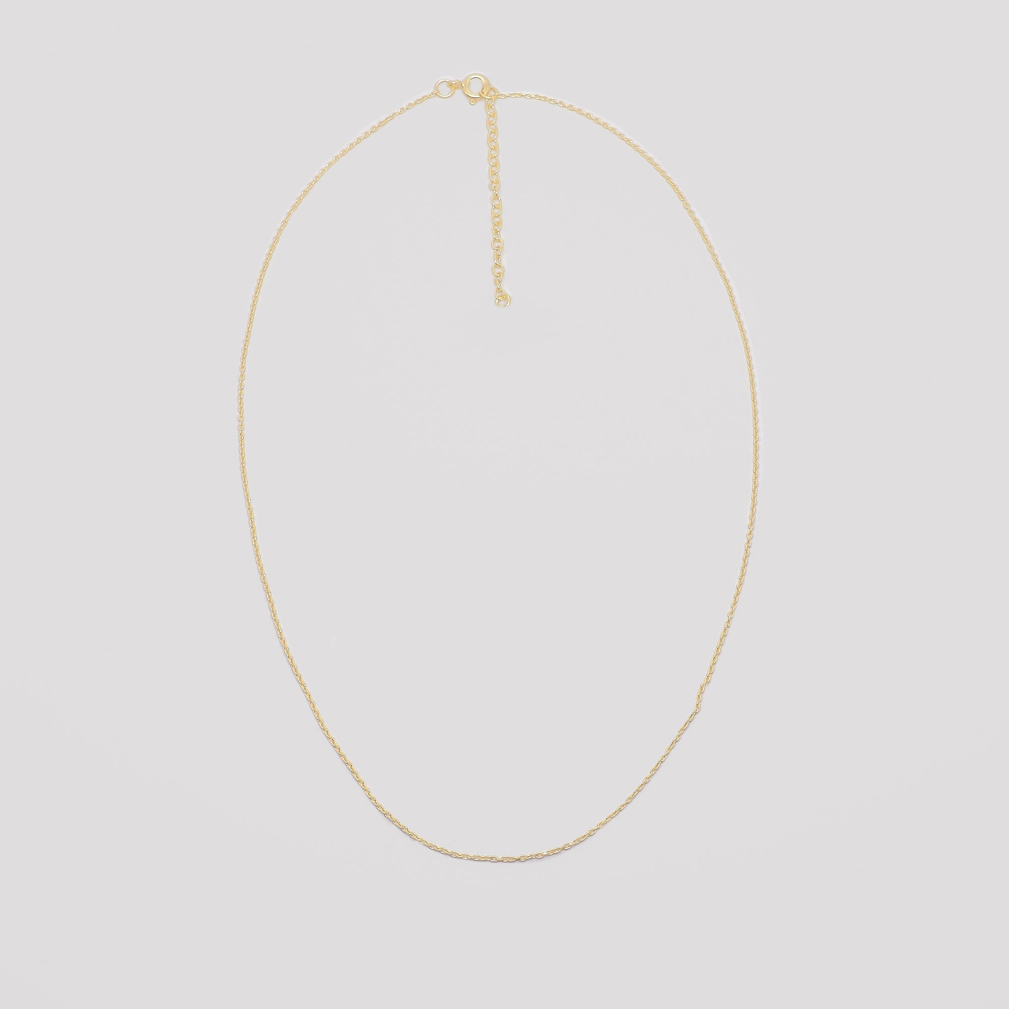 plain necklace | solid gold
