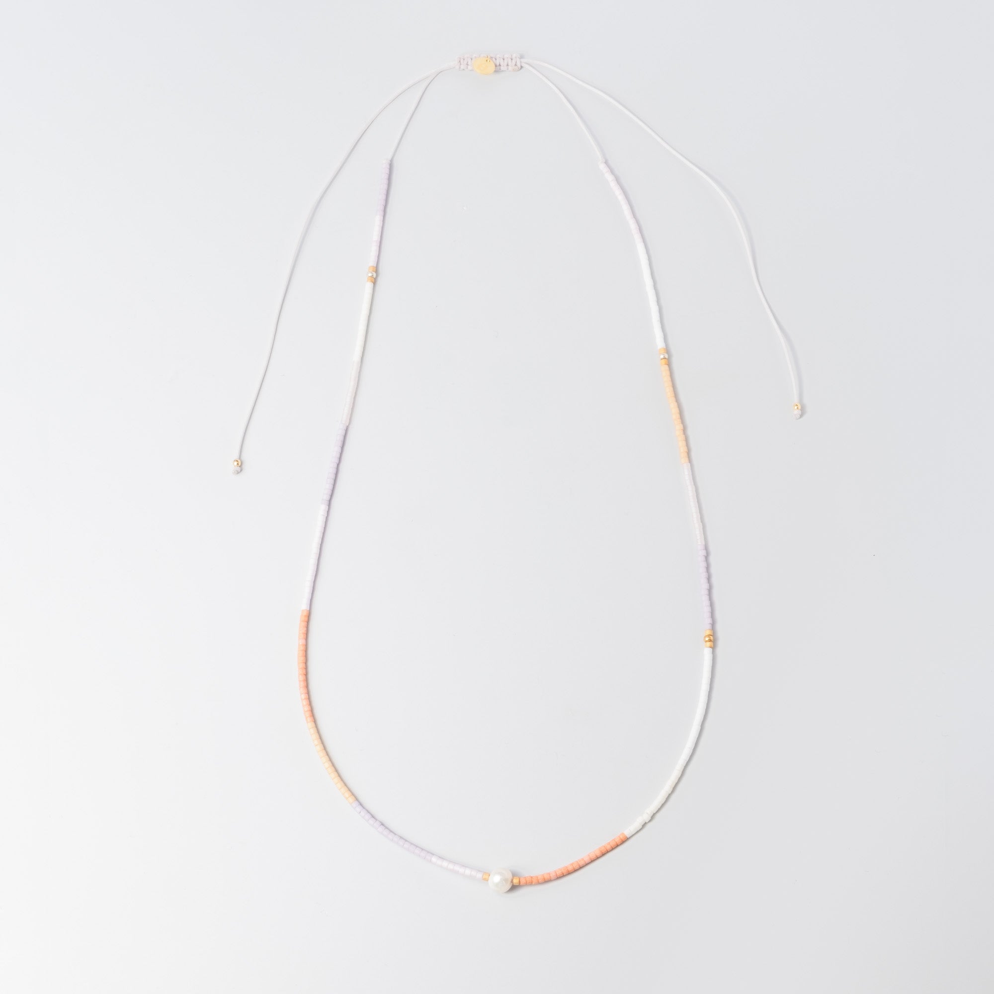 miyuki & pearl necklace