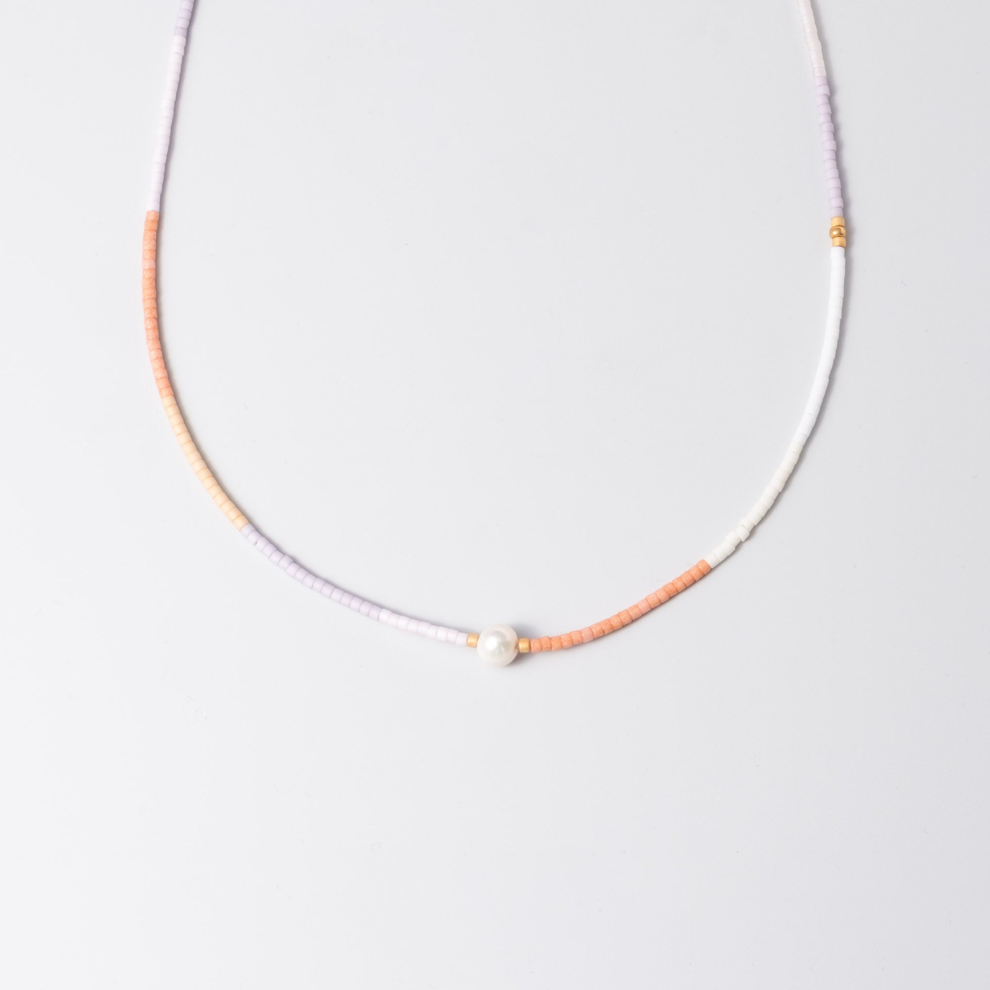 miyuki & pearl necklace