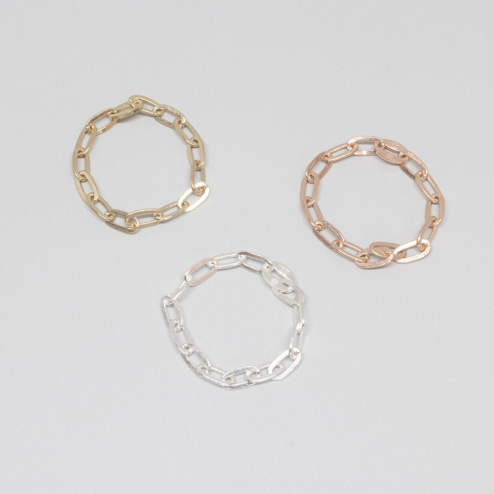 Link chain ring | Sustainable & stylish - fejn jewelry