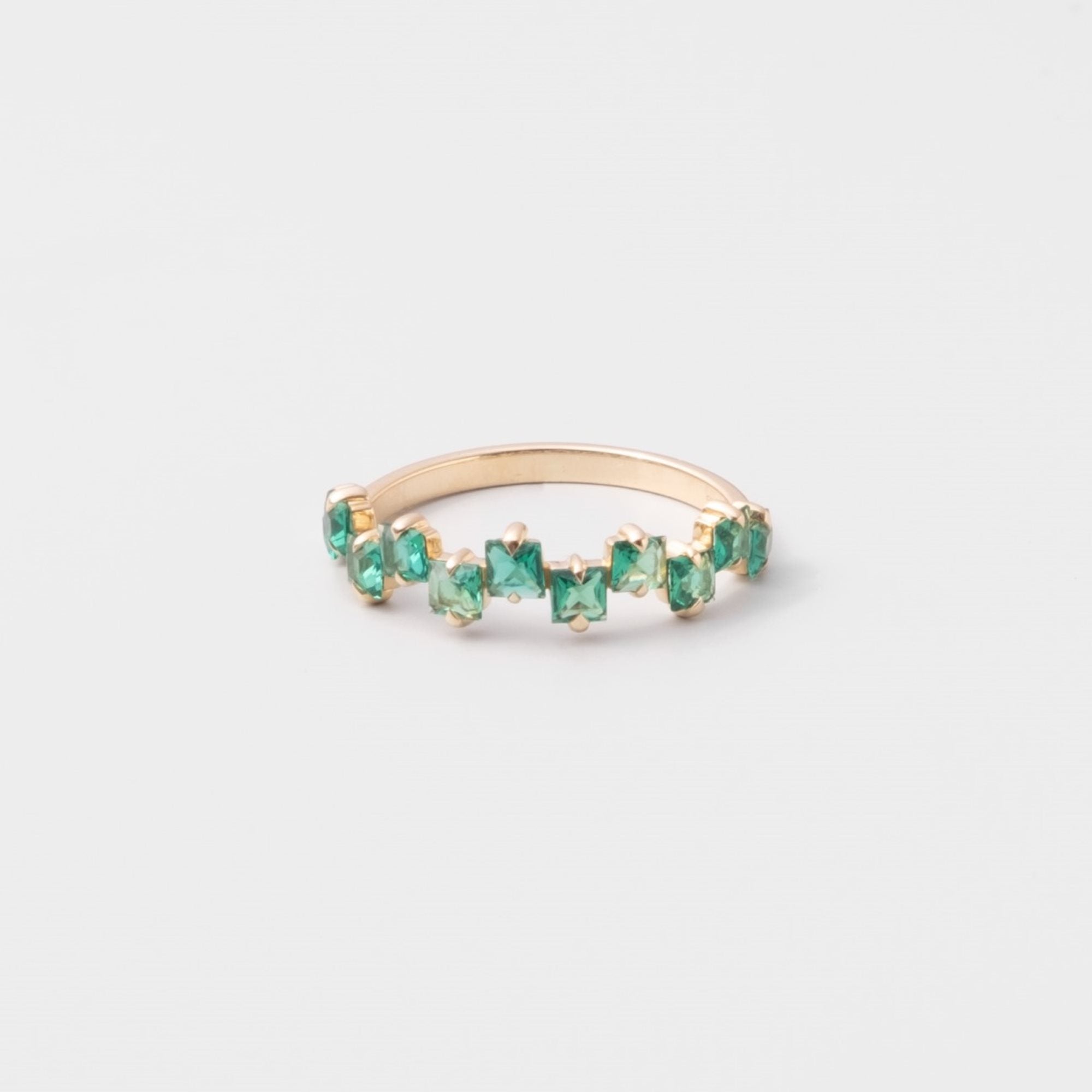 the emerald princess ring | solid gold