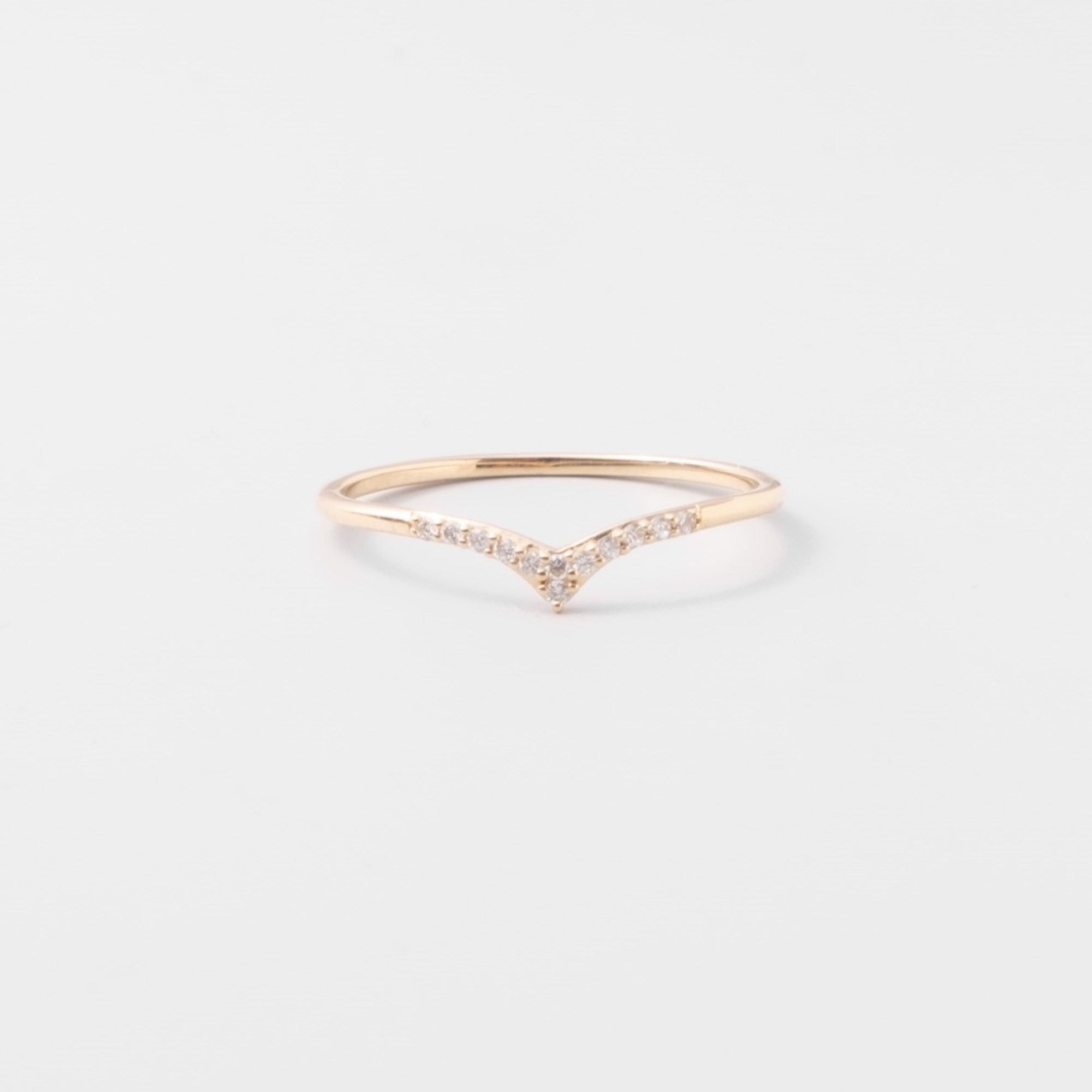 tiara diamond ring | solid gold