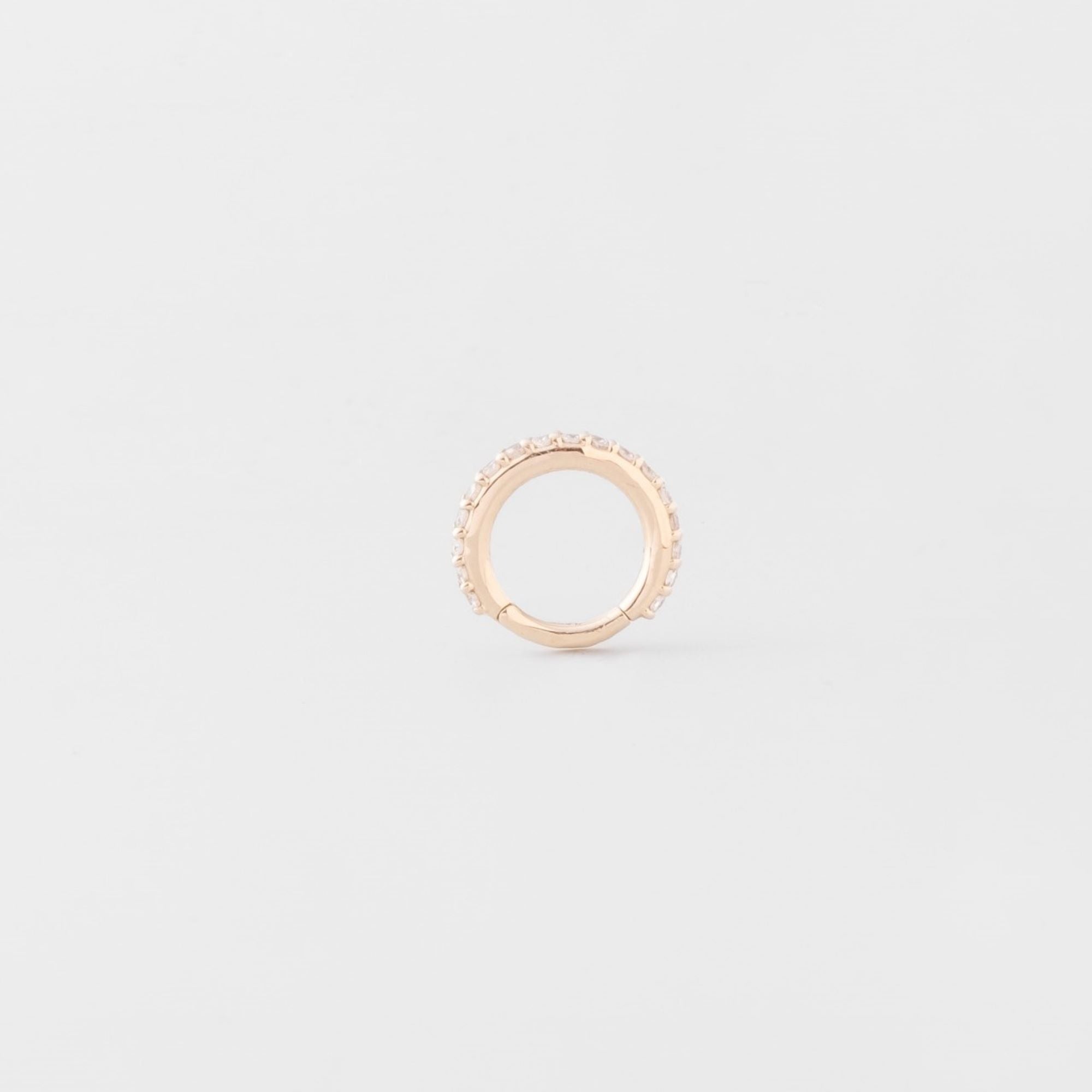 diamond segment ring | solid gold
