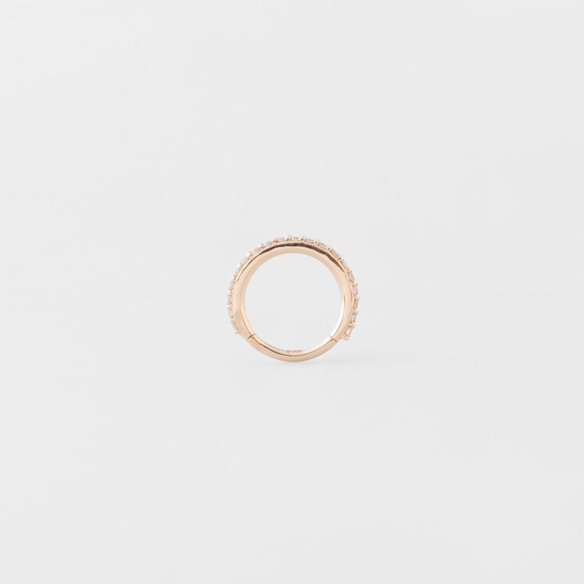 diamond segment ring | solid gold