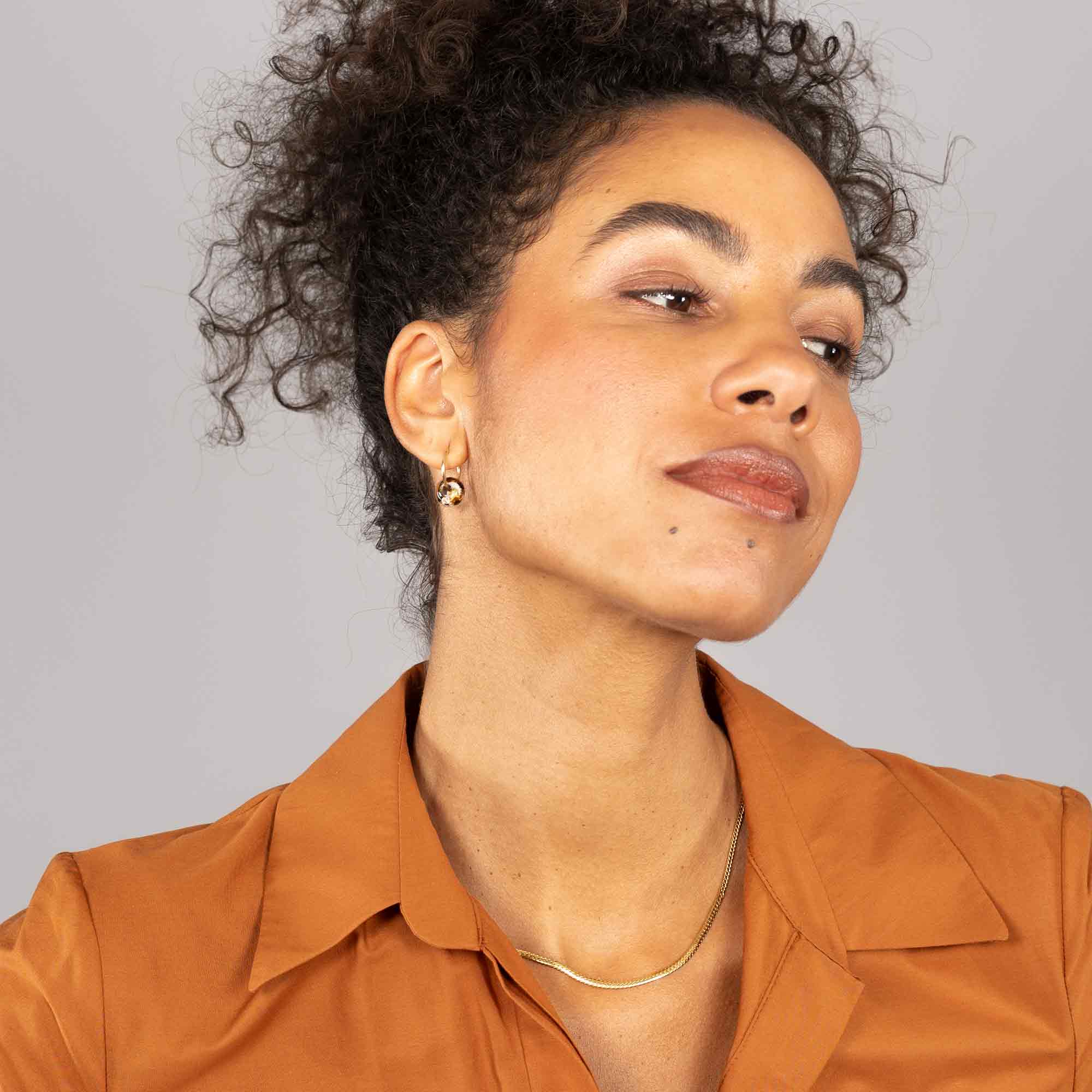 Creole mit murano bead anhänger worlds origins wolfgang joop