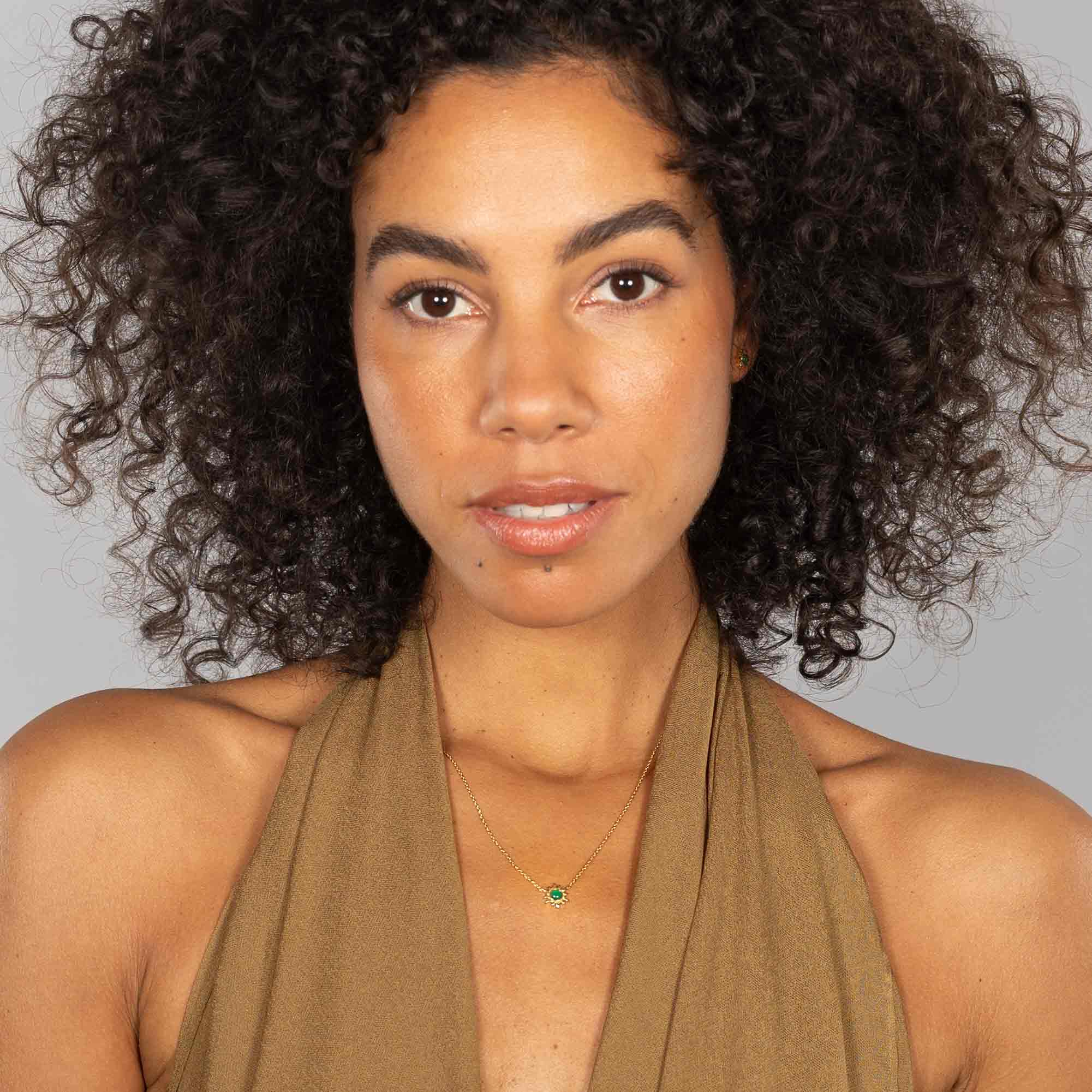 Halsketten mystic precious sun grüner agat worlds origins wolfgang joop