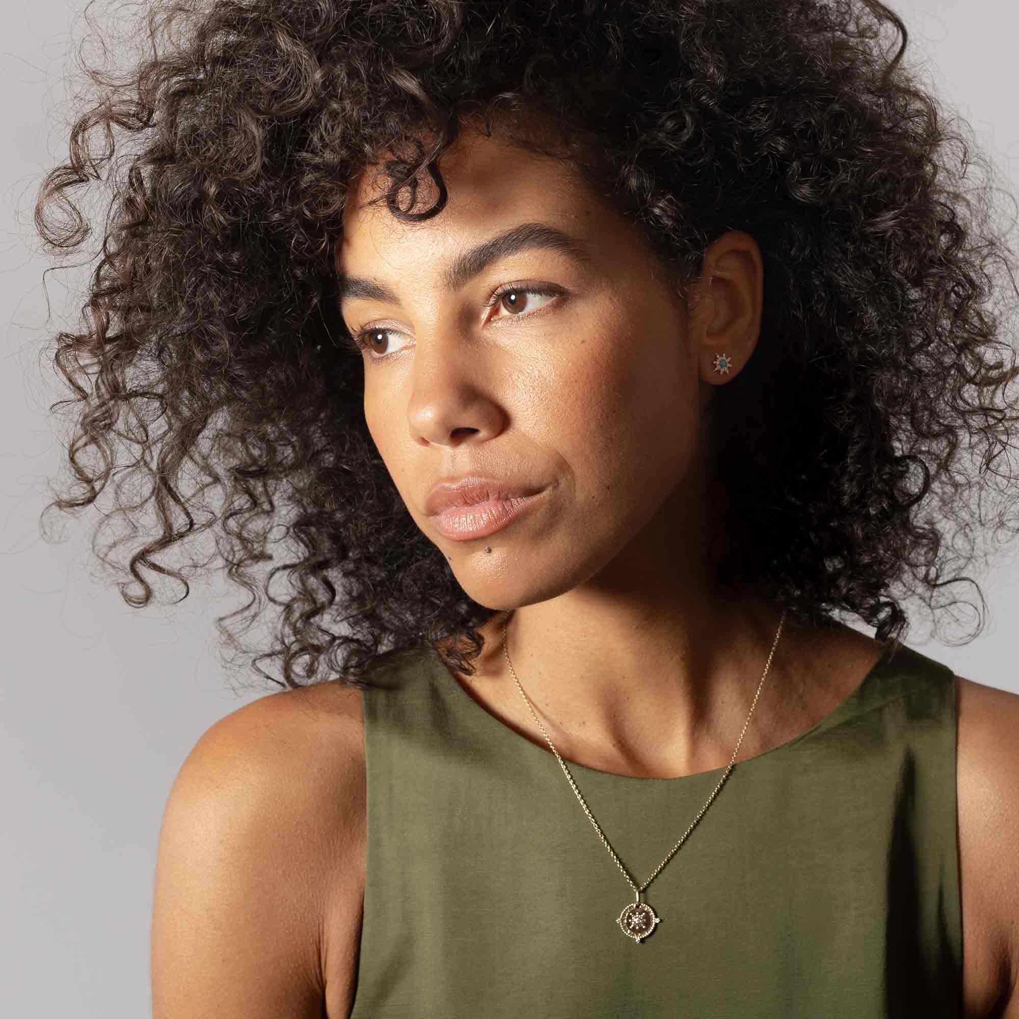 Kette mystic diamond sun necklace worlds origins wolfgang joop