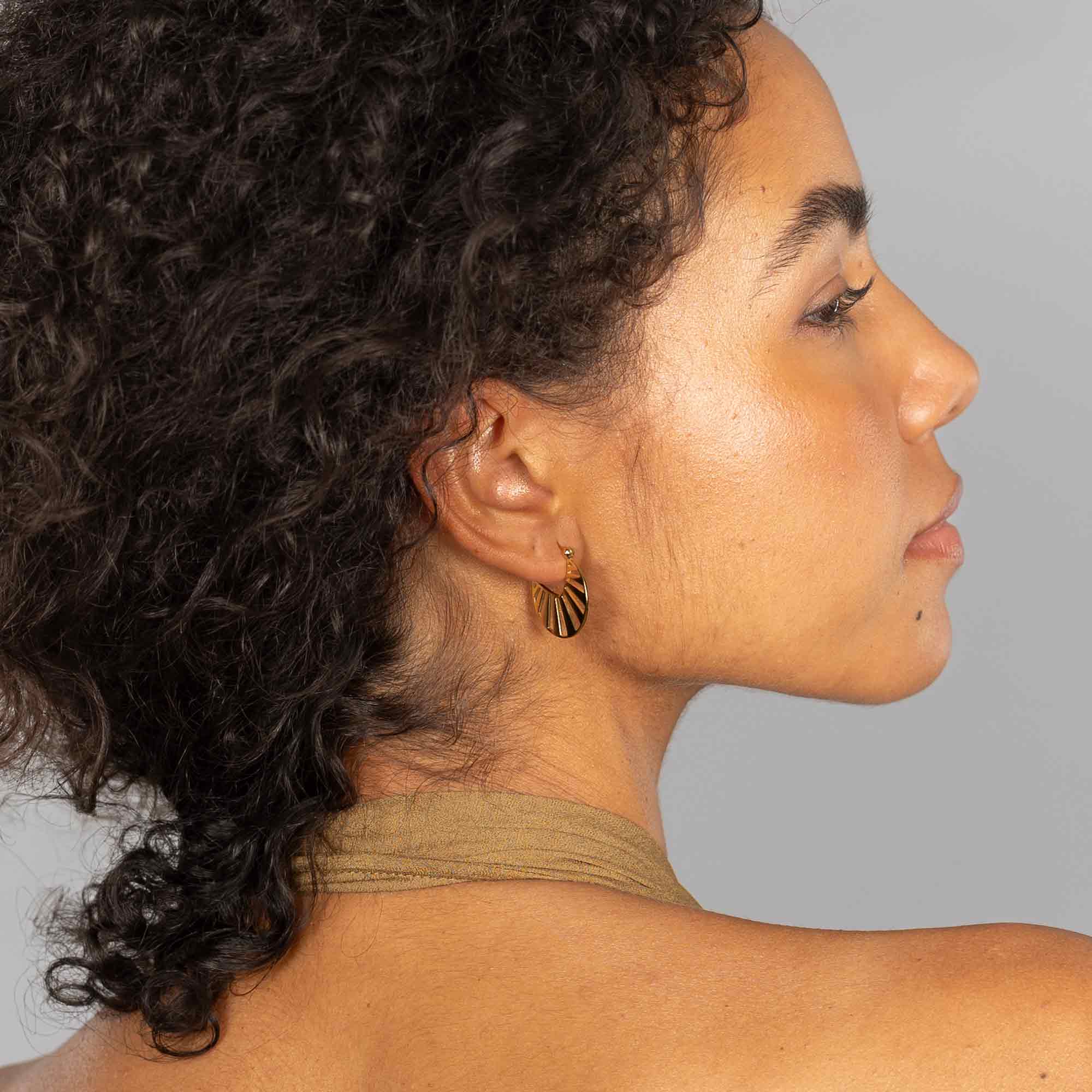 Creole mystic sun hoop worlds origins wolfgang joop detail