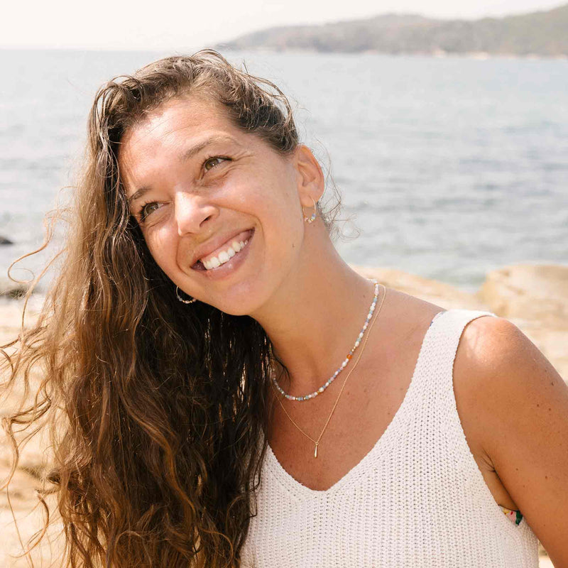 summer pearl choker necklace