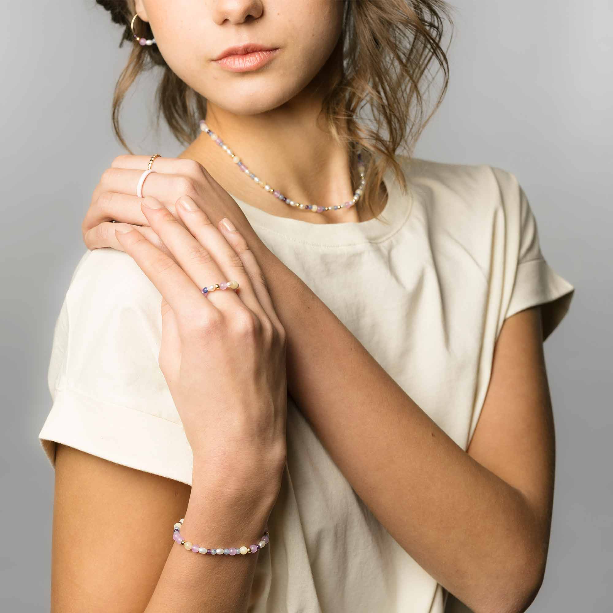 spring pearl ring