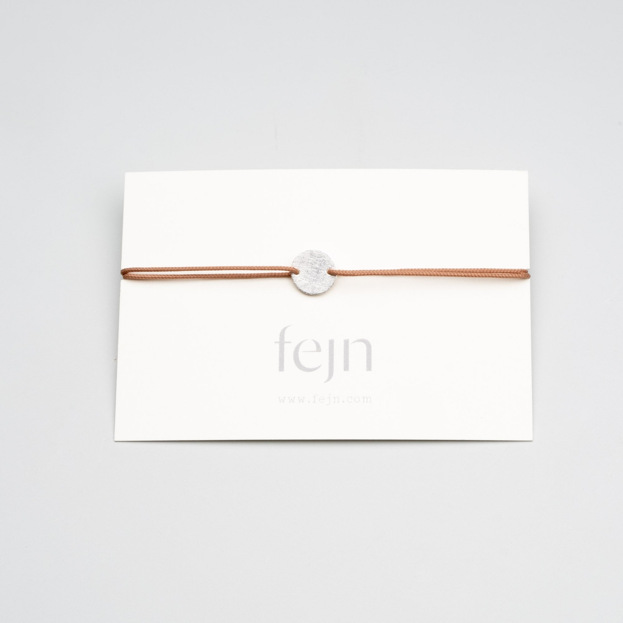 satin disc bracelet