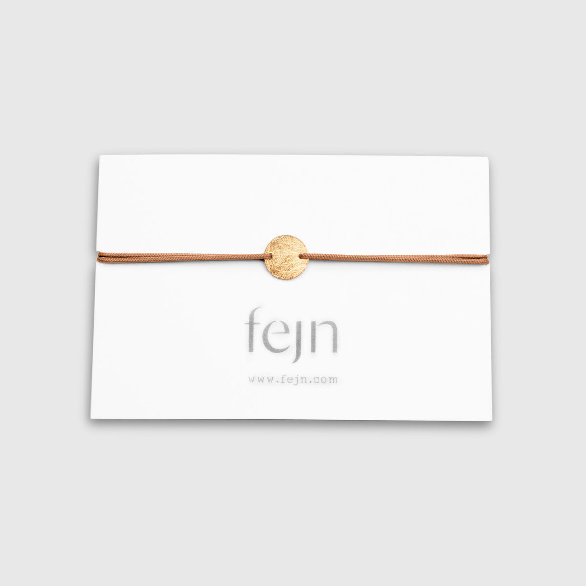 satin disc bracelet