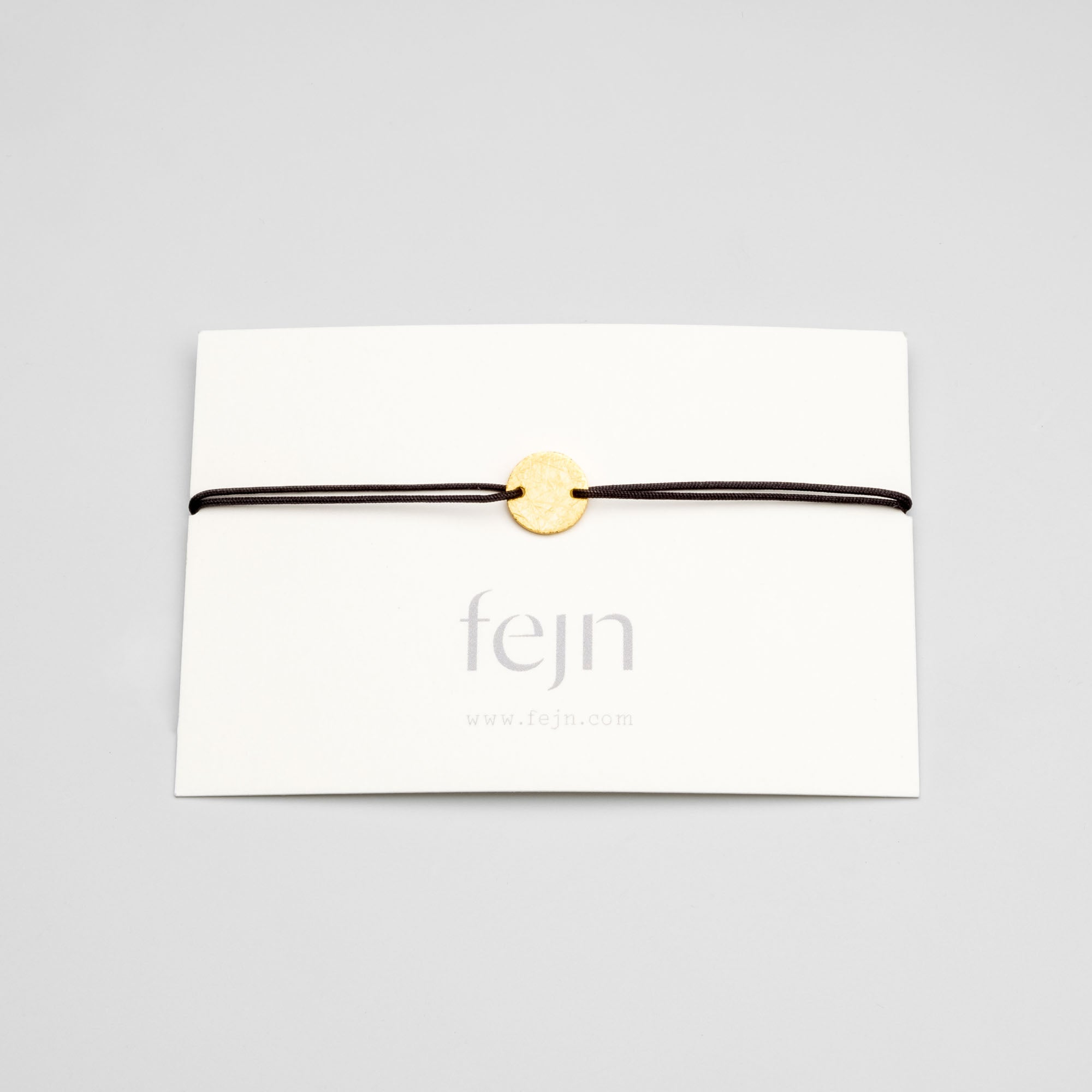 satin disc bracelet