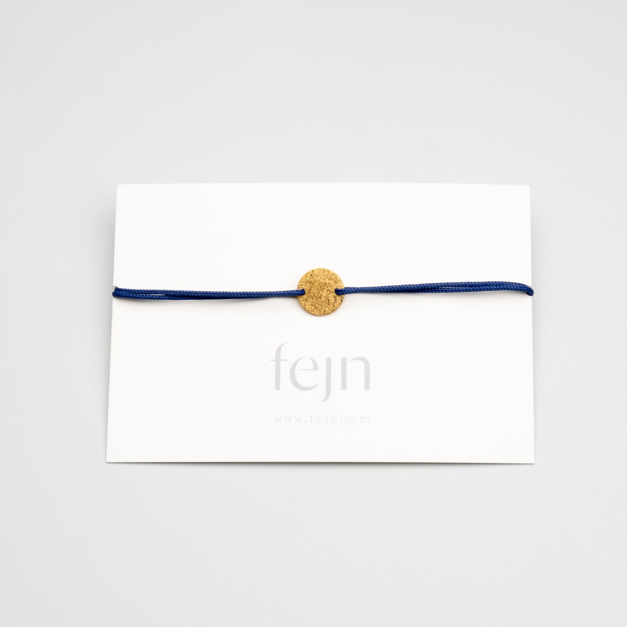satin disc bracelet