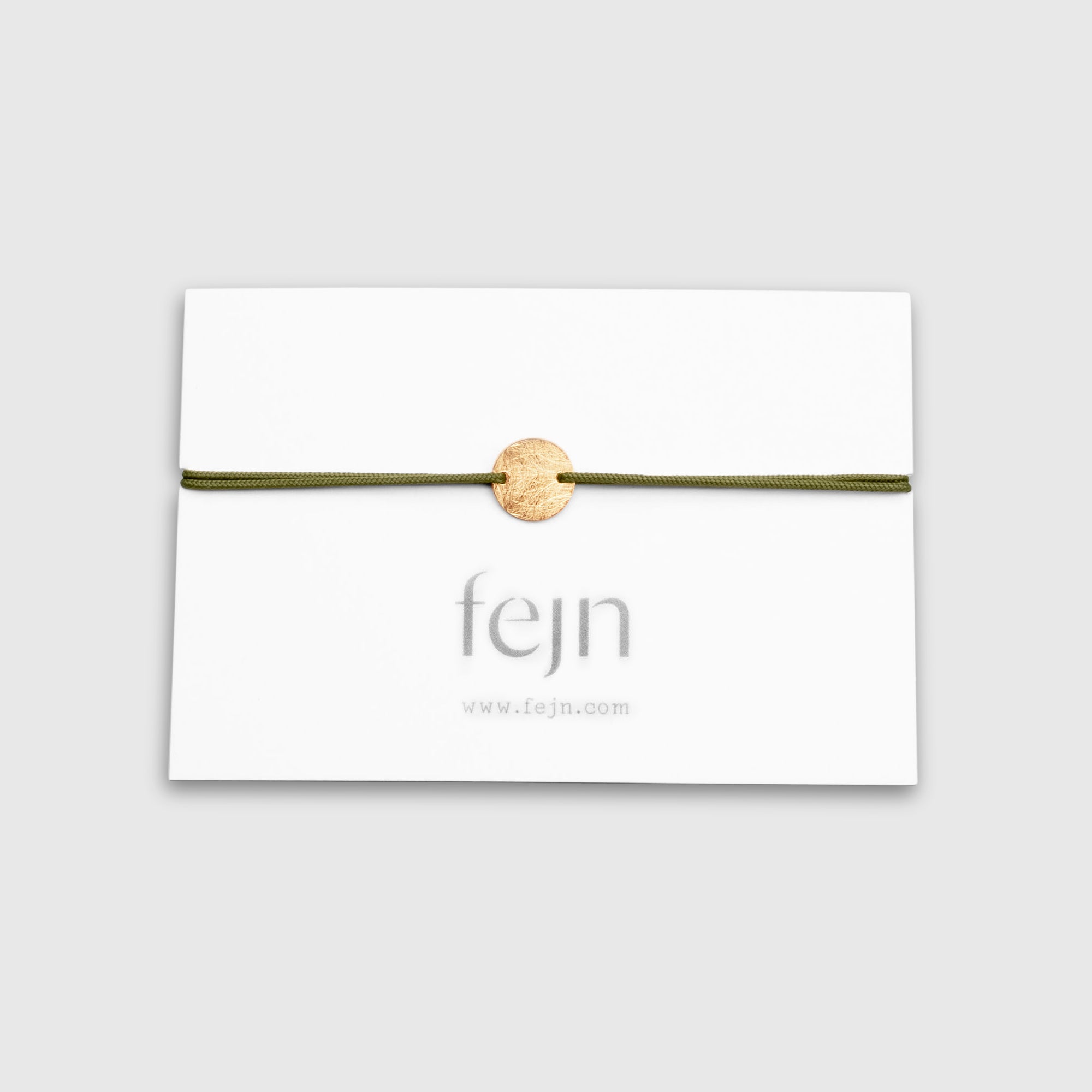 satin disc bracelet