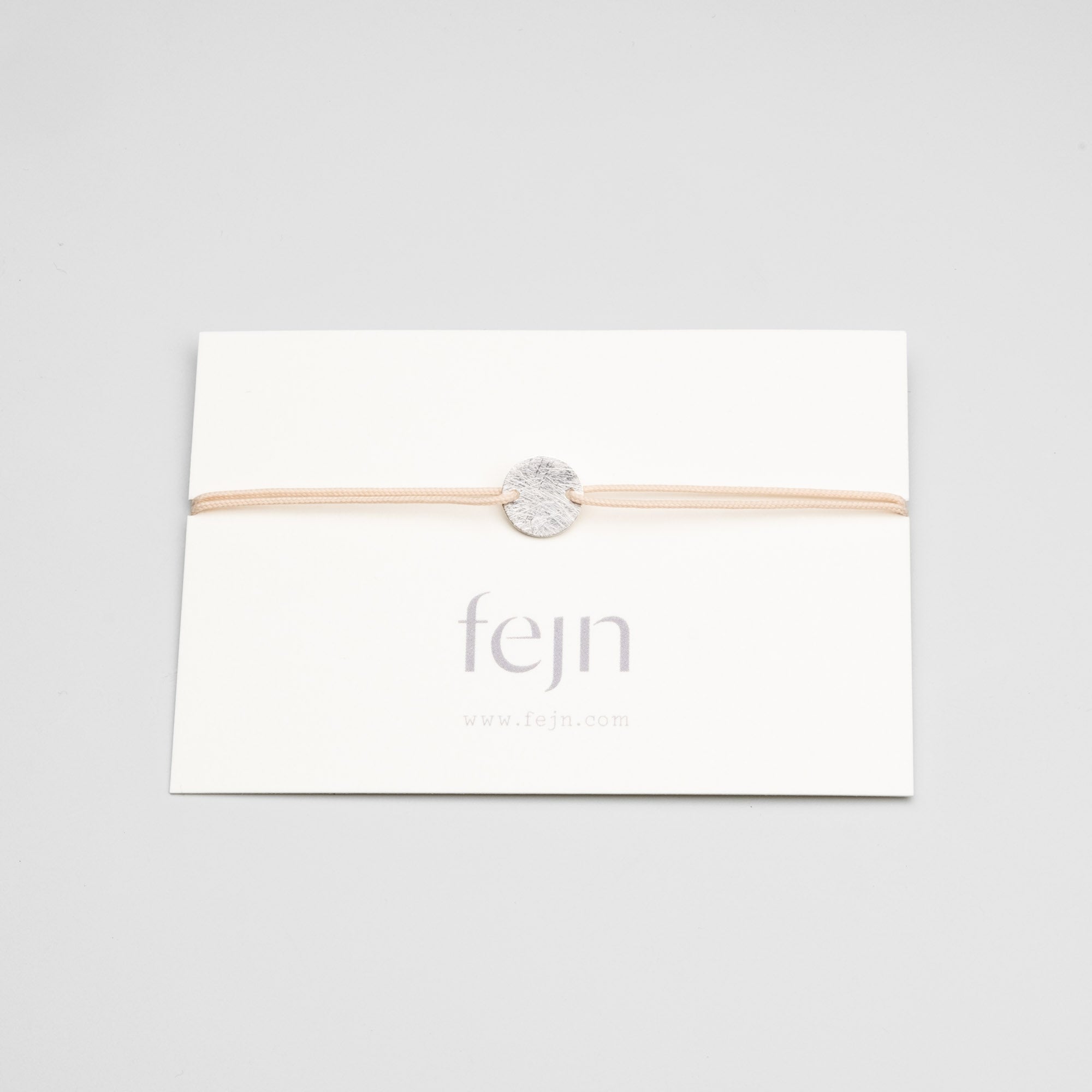 satin disc bracelet