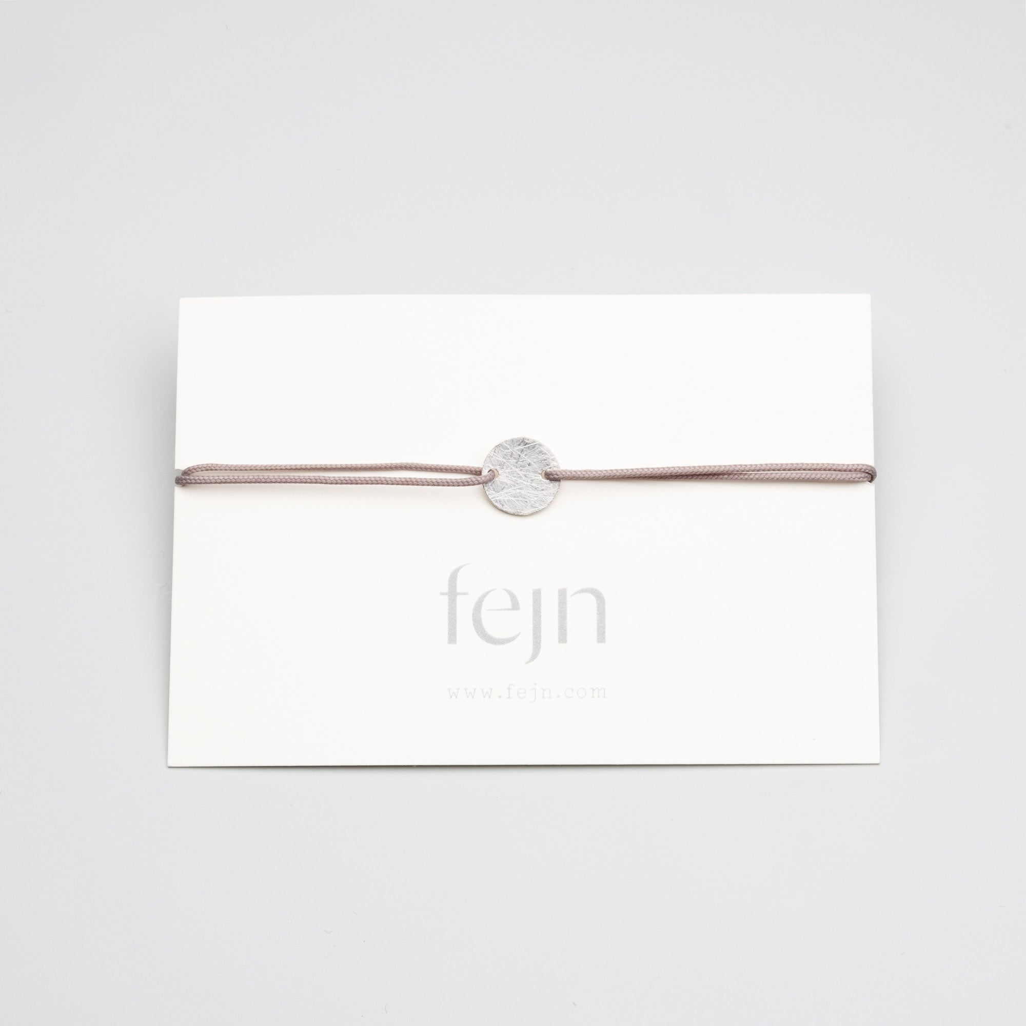 satin disc bracelet