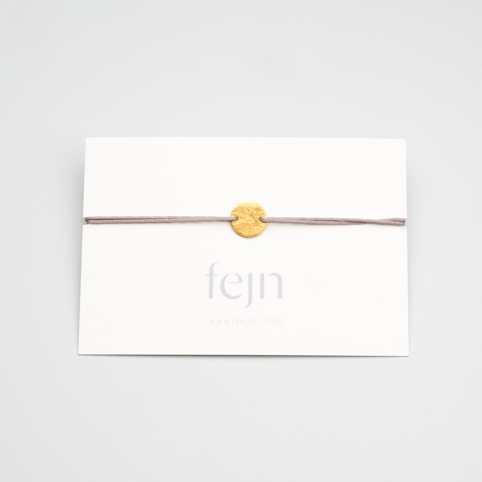 satin disc bracelet